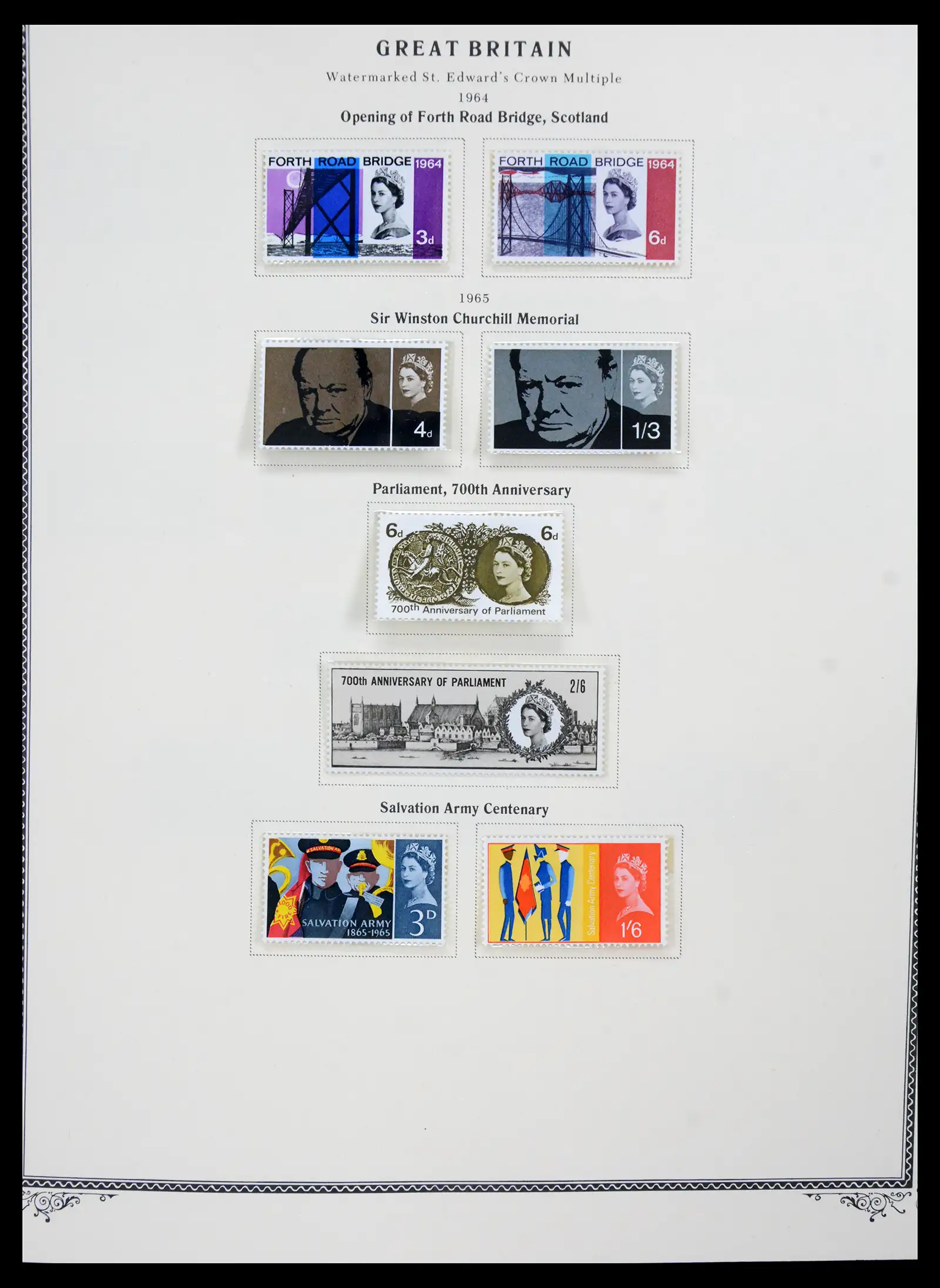 41280 0039 - Postzegelverzameling 41280 Engeland 1840-1987.