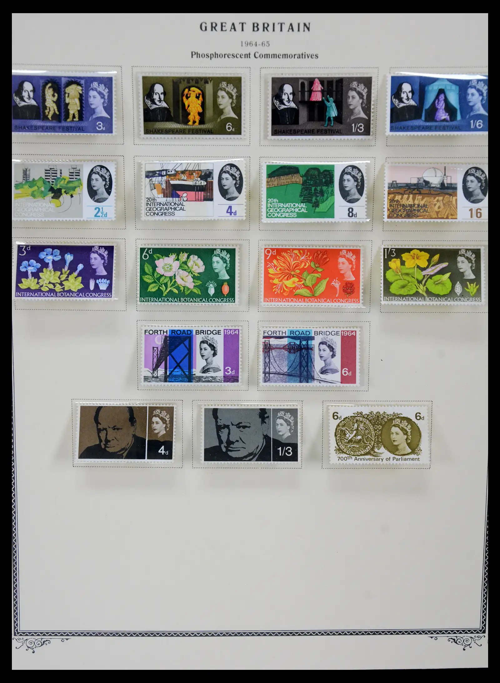 41280 0040 - Postzegelverzameling 41280 Engeland 1840-1987.