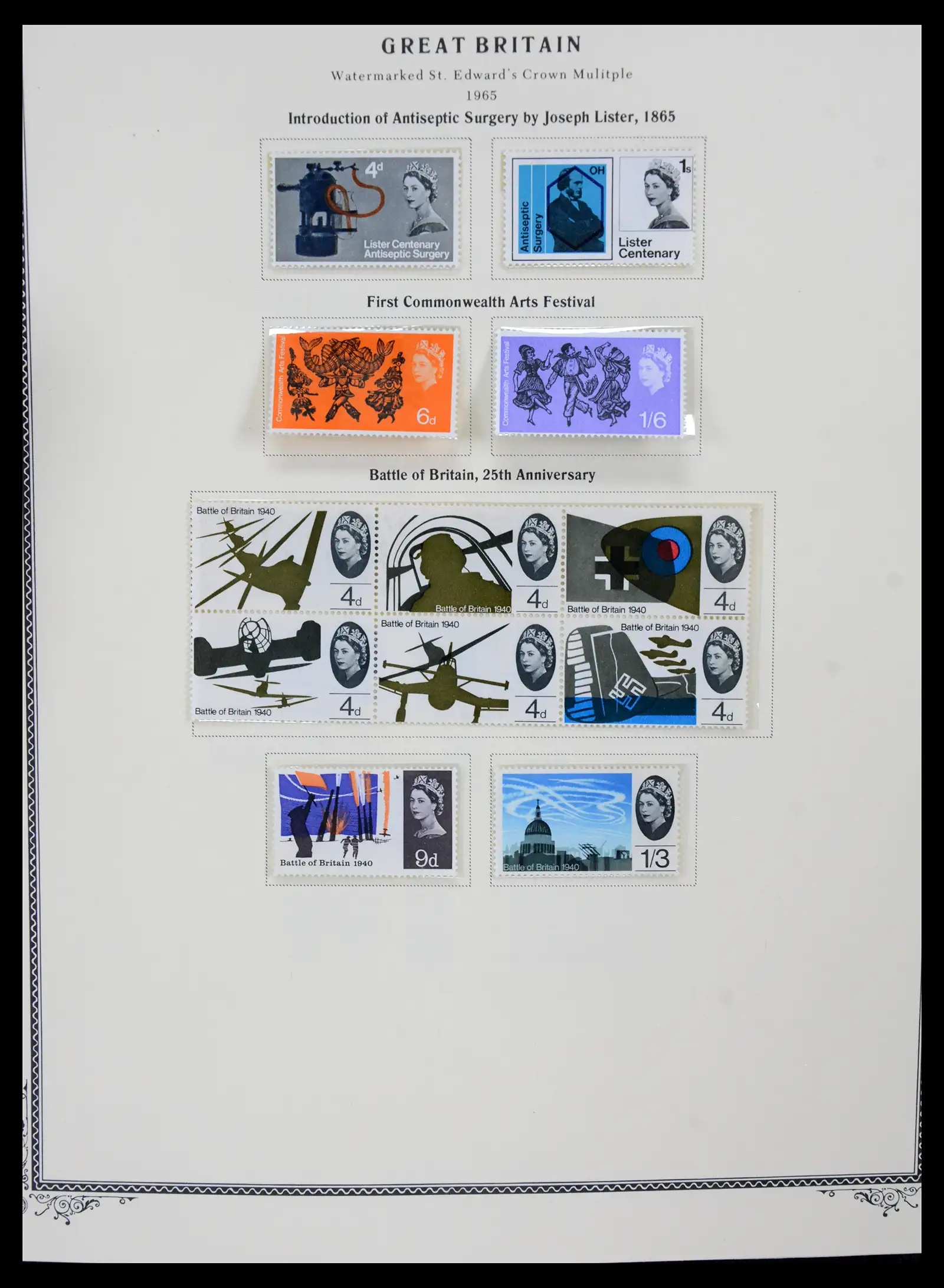 41280 0041 - Postzegelverzameling 41280 Engeland 1840-1987.