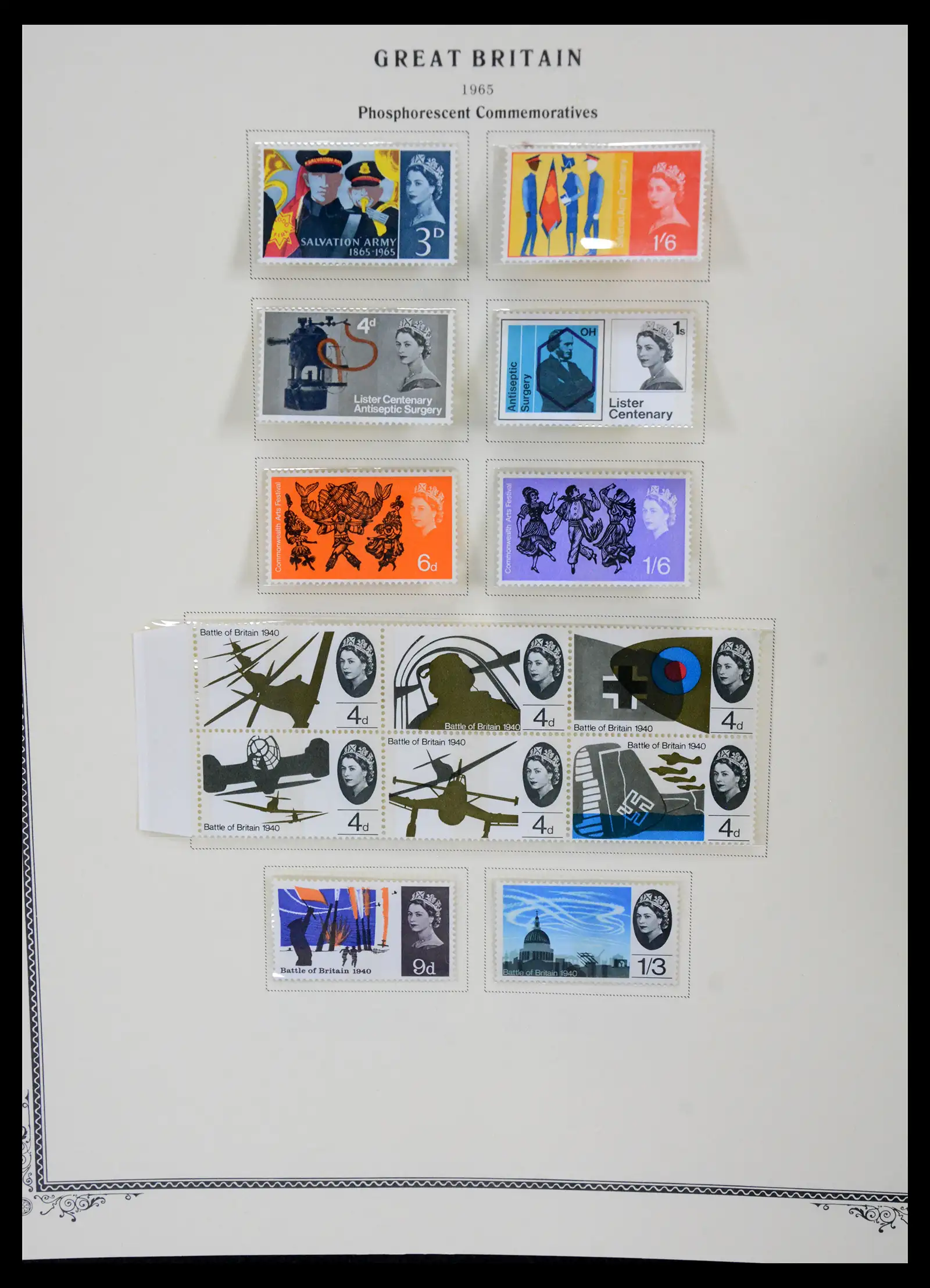 41280 0042 - Postzegelverzameling 41280 Engeland 1840-1987.