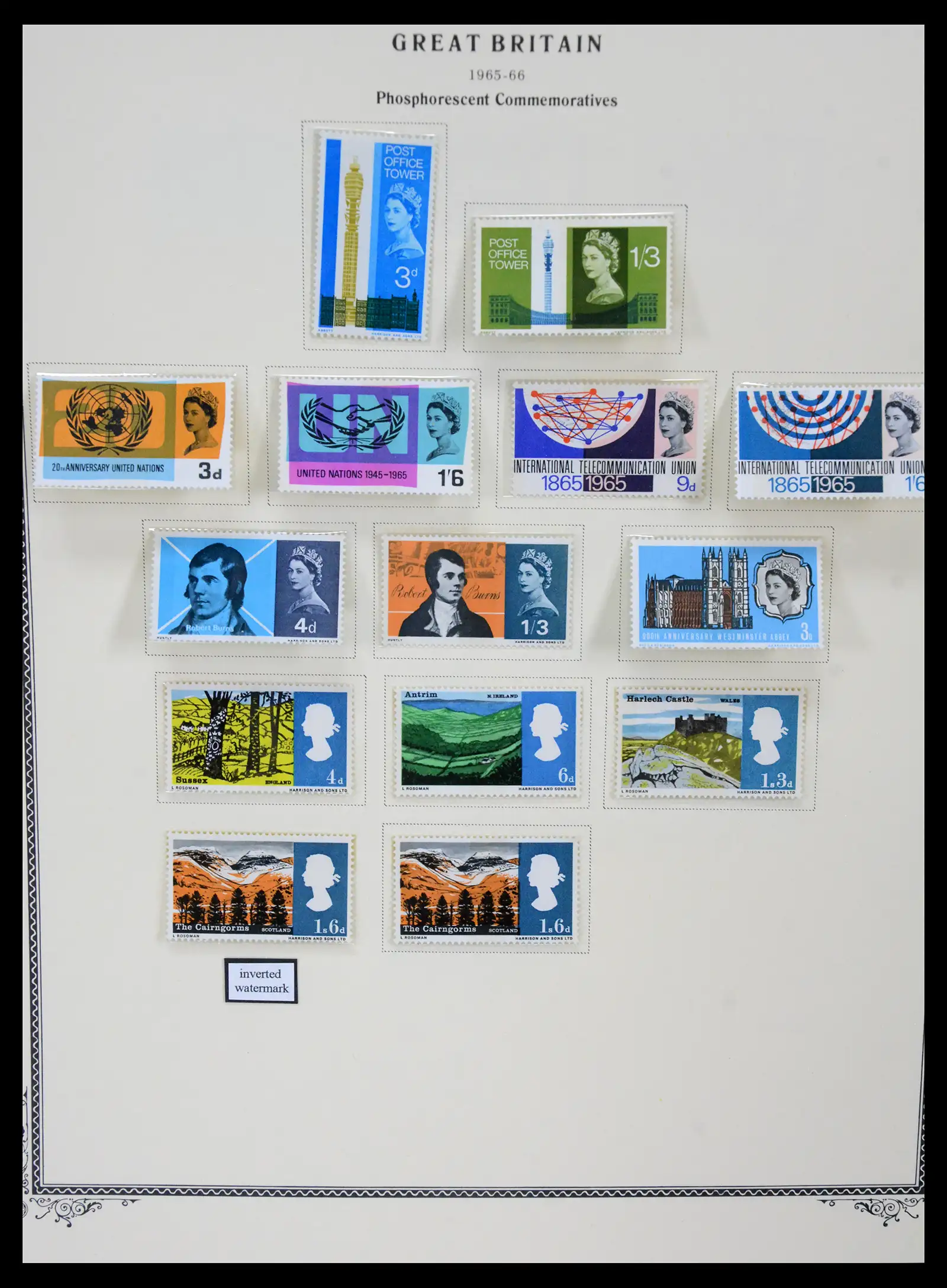 41280 0045 - Postzegelverzameling 41280 Engeland 1840-1987.