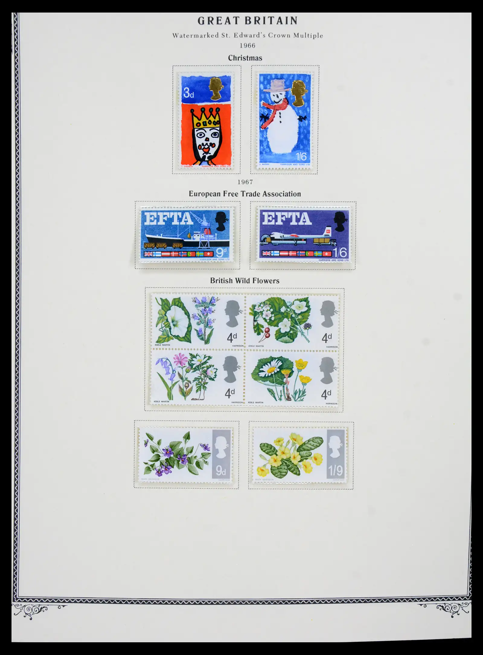 41280 0049 - Postzegelverzameling 41280 Engeland 1840-1987.