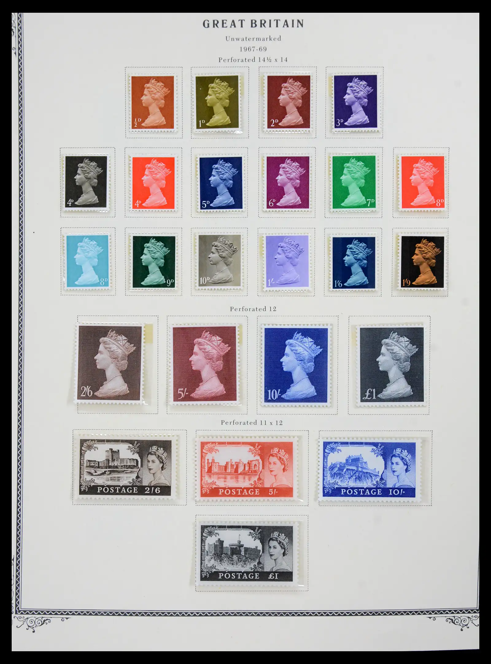 41280 0051 - Postzegelverzameling 41280 Engeland 1840-1987.