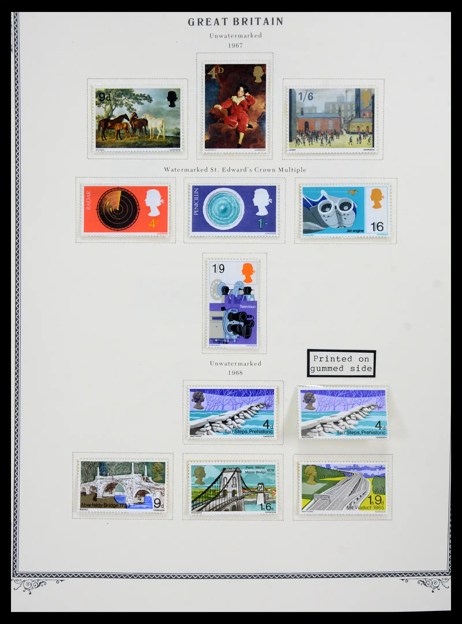 41280 0052 - Postzegelverzameling 41280 Engeland 1840-1987.