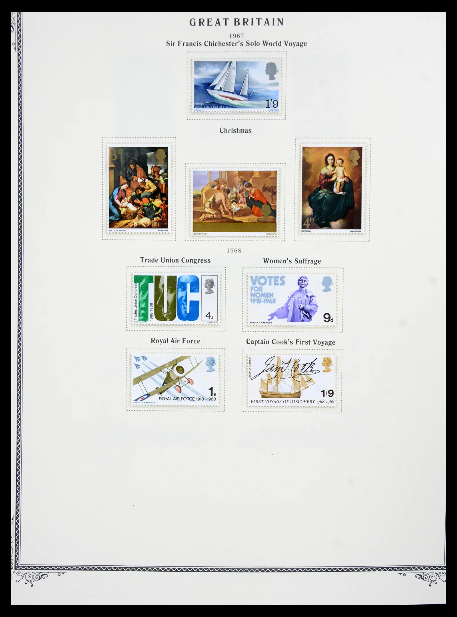 41280 0053 - Postzegelverzameling 41280 Engeland 1840-1987.