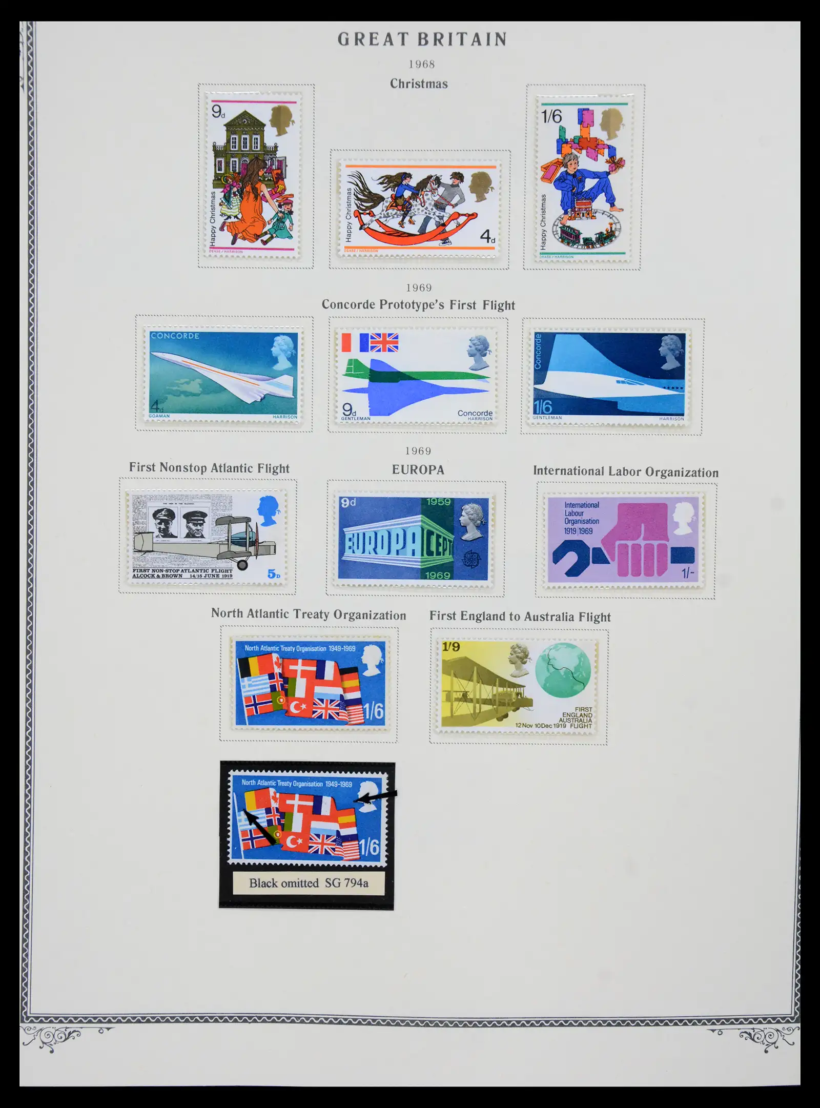 41280 0055 - Postzegelverzameling 41280 Engeland 1840-1987.