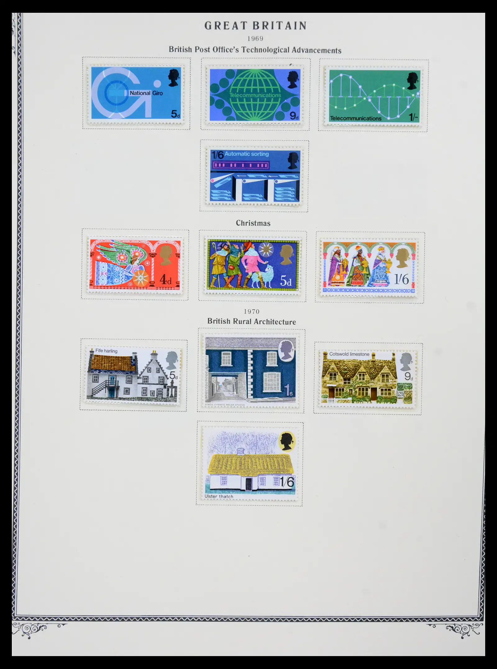 41280 0057 - Postzegelverzameling 41280 Engeland 1840-1987.