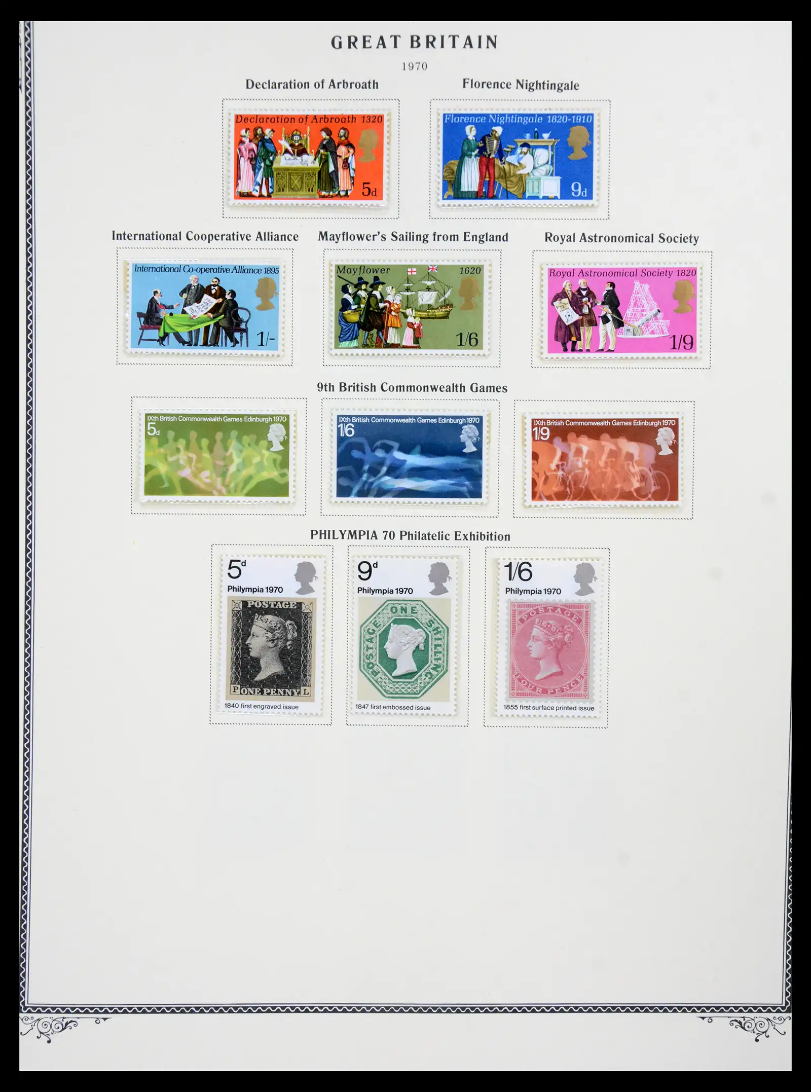 41280 0058 - Postzegelverzameling 41280 Engeland 1840-1987.