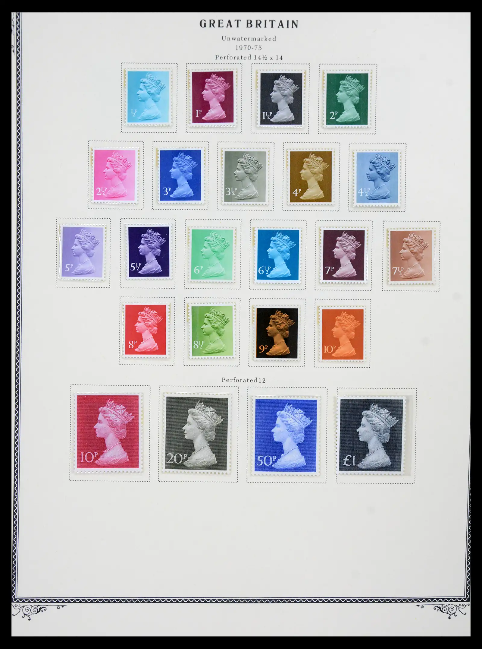 41280 0060 - Postzegelverzameling 41280 Engeland 1840-1987.