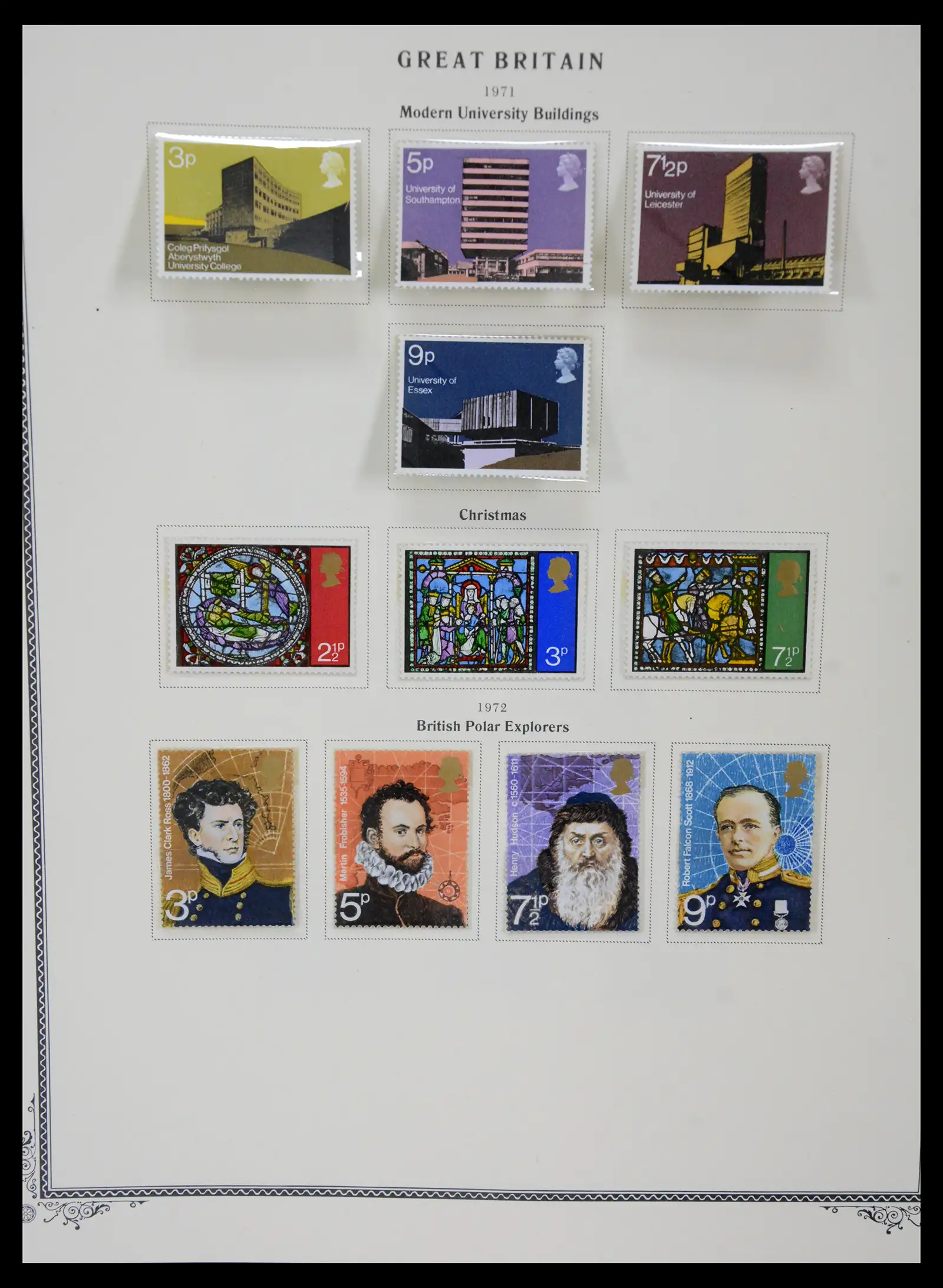 41280 0062 - Postzegelverzameling 41280 Engeland 1840-1987.