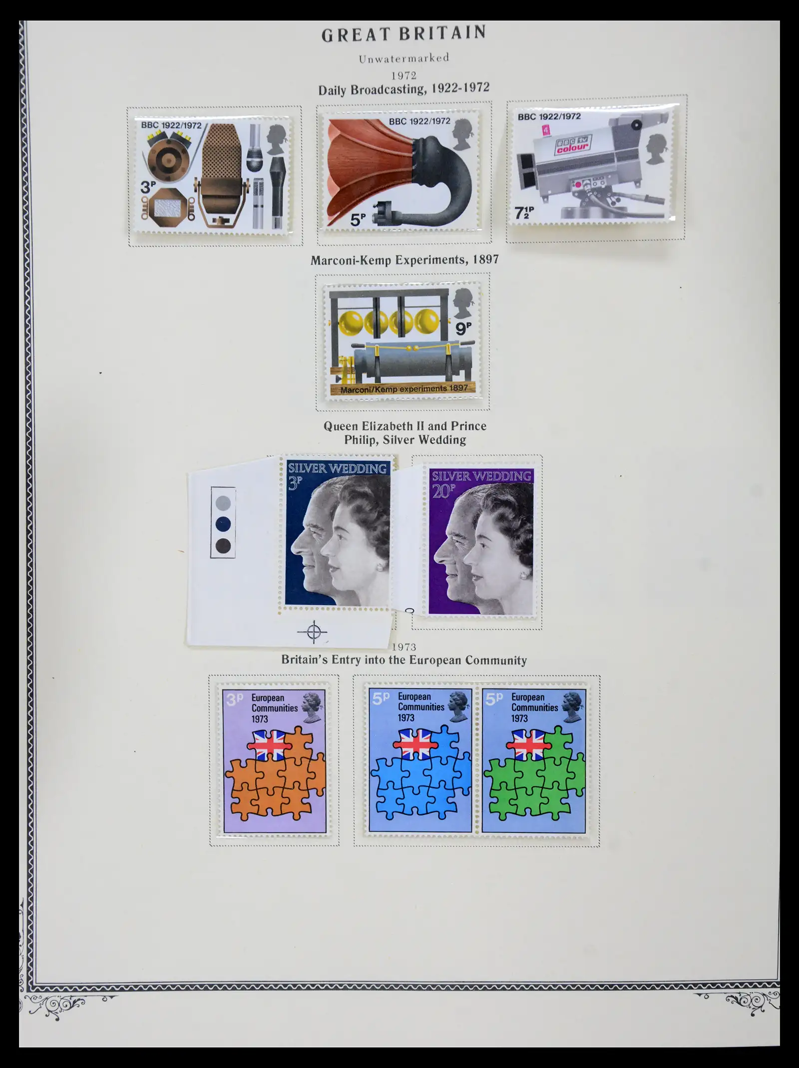 41280 0064 - Postzegelverzameling 41280 Engeland 1840-1987.