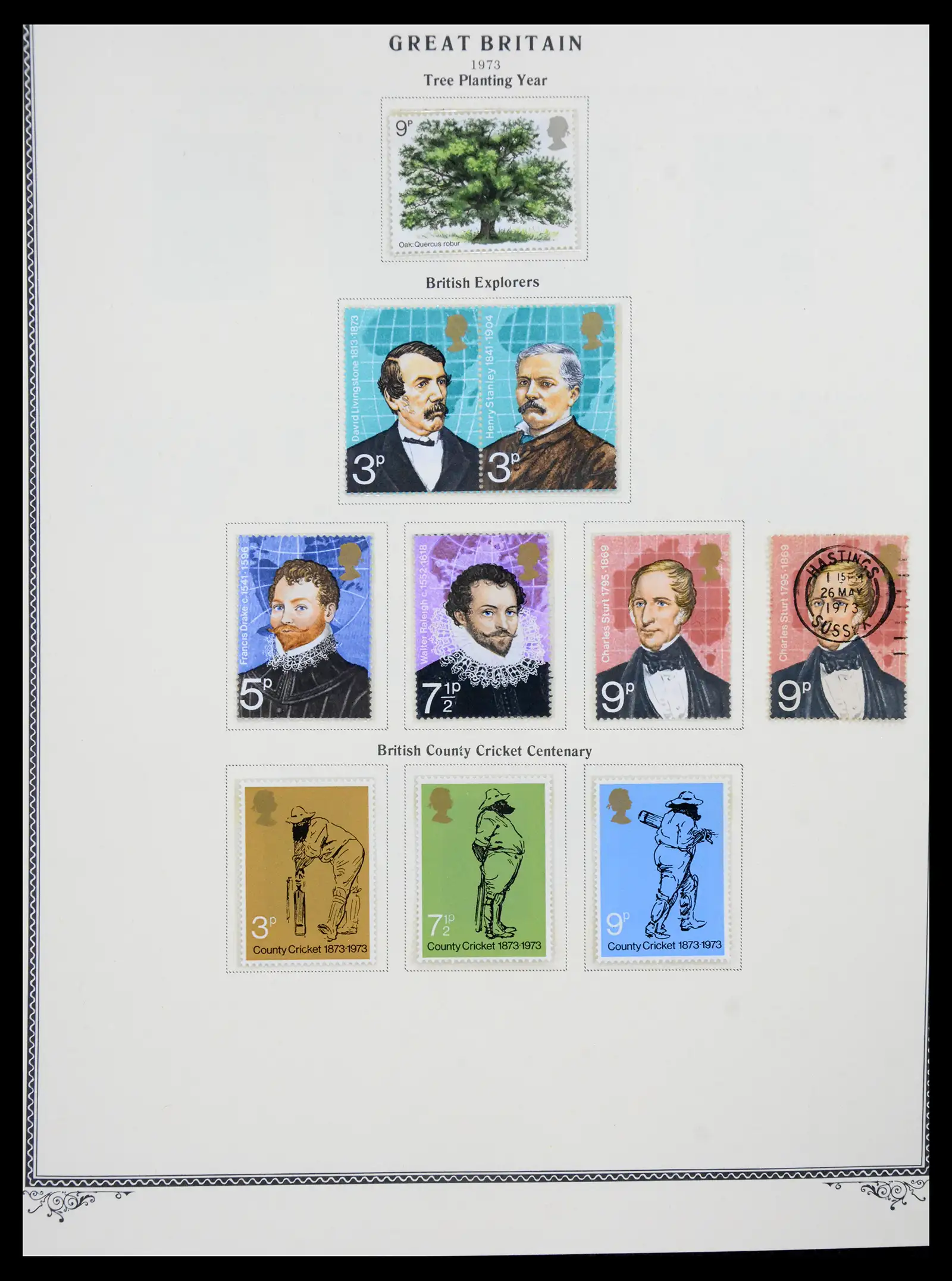 41280 0065 - Postzegelverzameling 41280 Engeland 1840-1987.