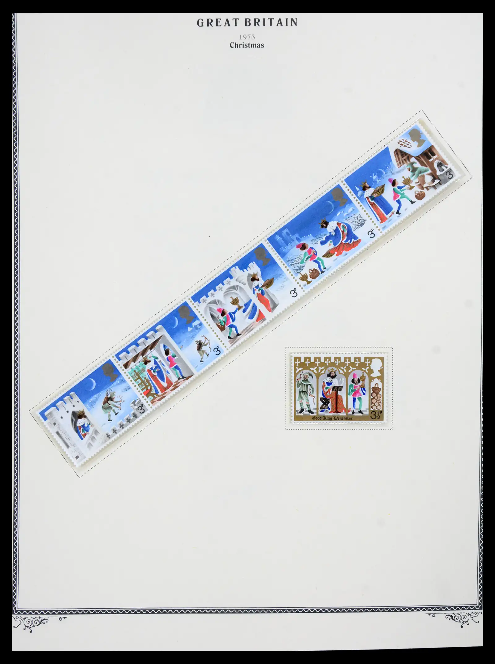 41280 0067 - Postzegelverzameling 41280 Engeland 1840-1987.