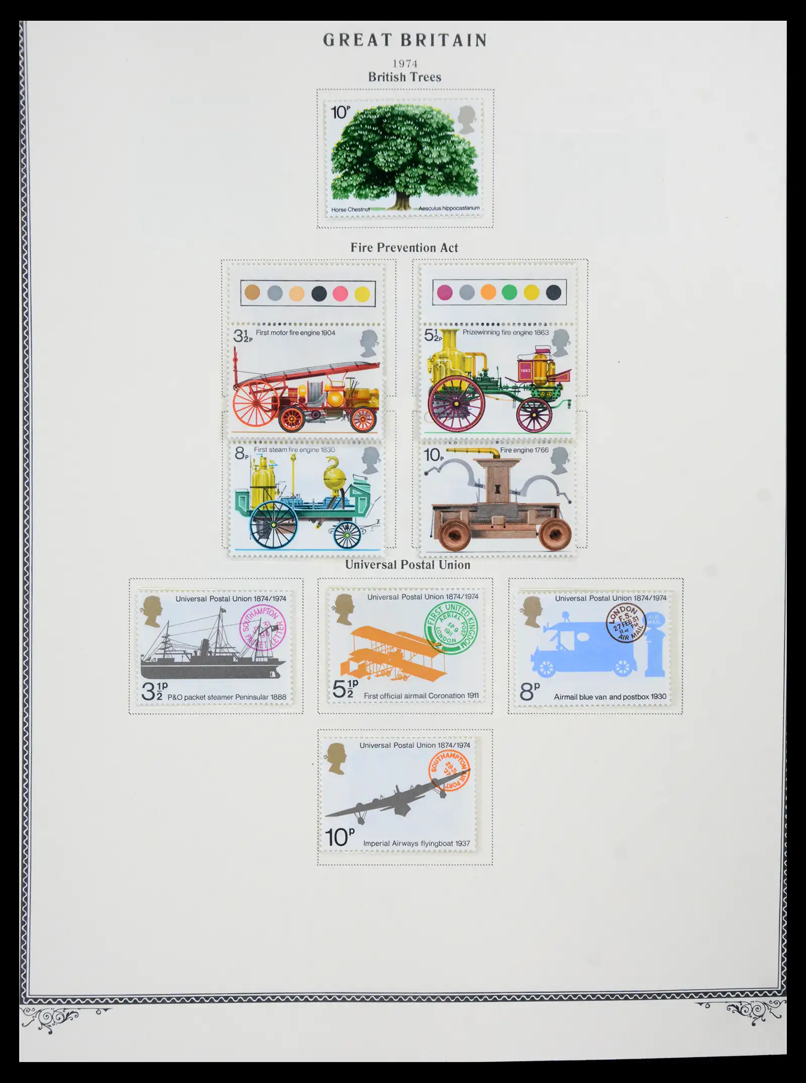 41280 0068 - Postzegelverzameling 41280 Engeland 1840-1987.