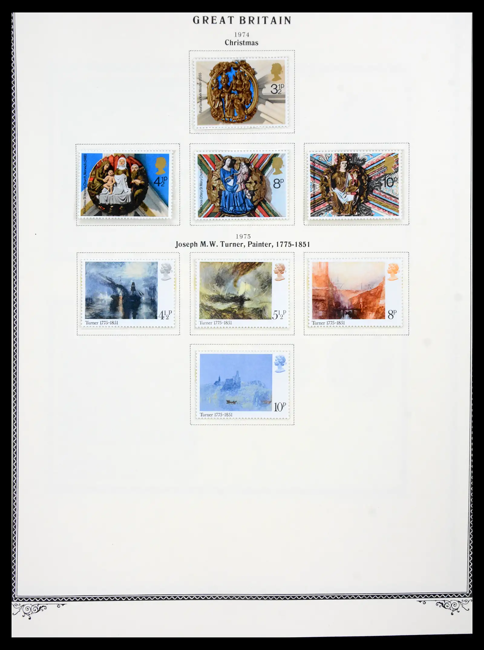 41280 0070 - Postzegelverzameling 41280 Engeland 1840-1987.