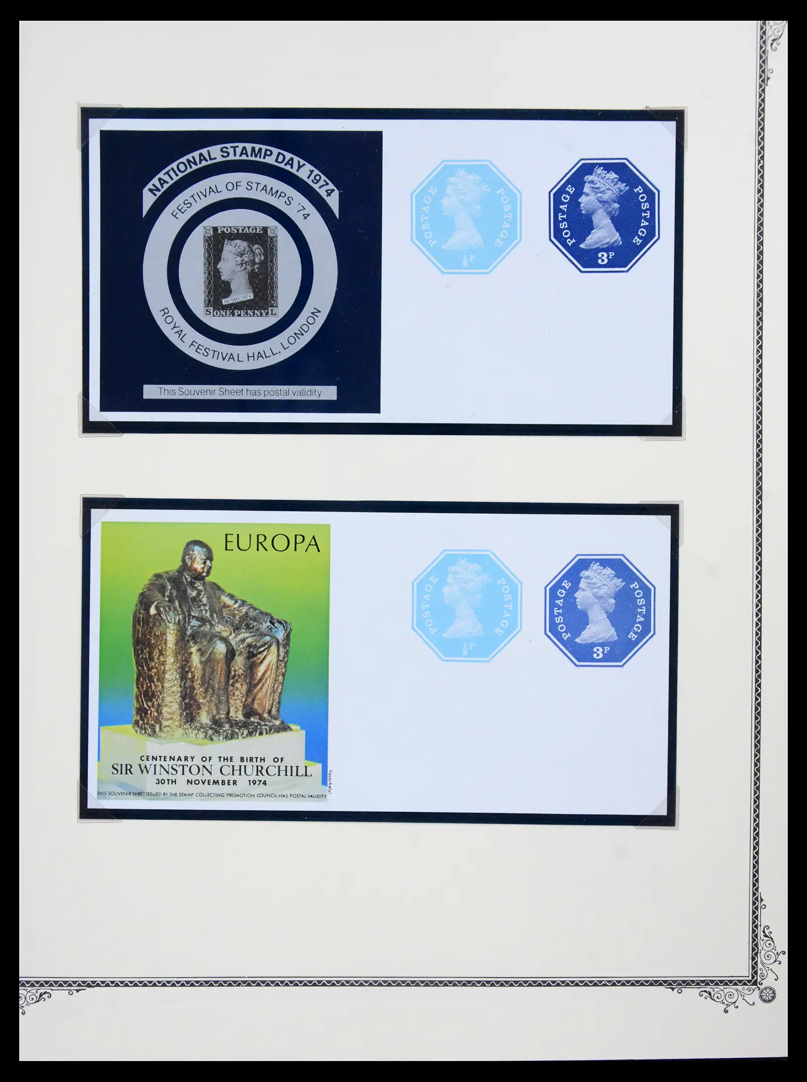 41280 0071 - Postzegelverzameling 41280 Engeland 1840-1987.