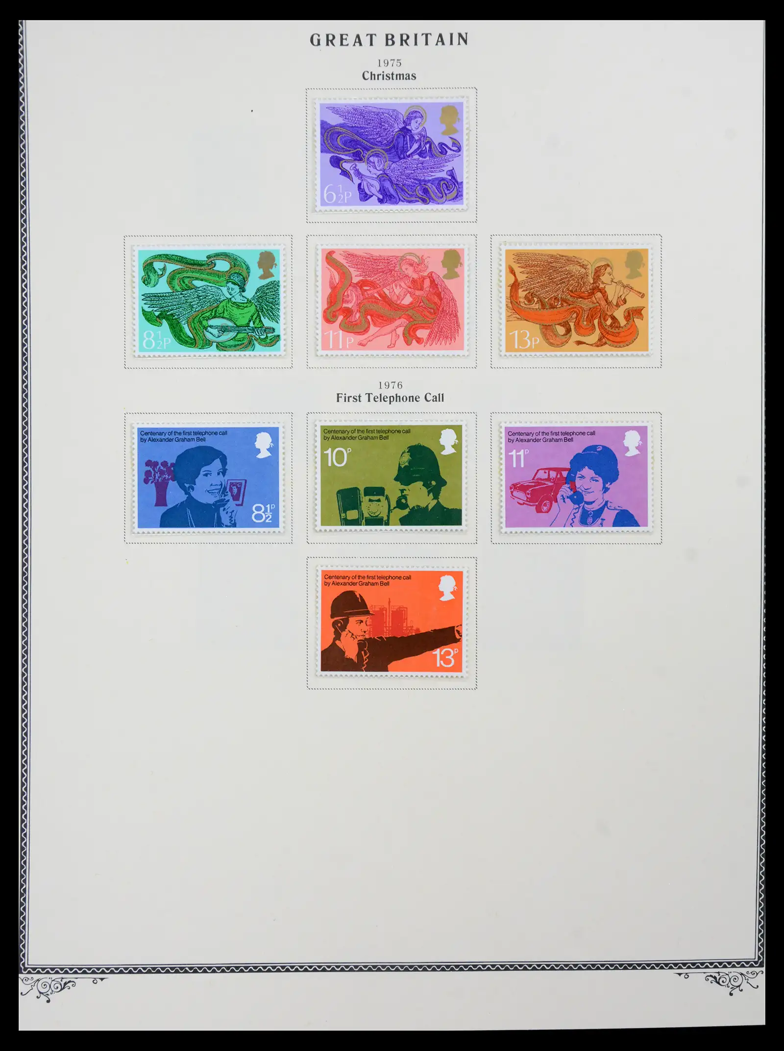 41280 0074 - Postzegelverzameling 41280 Engeland 1840-1987.