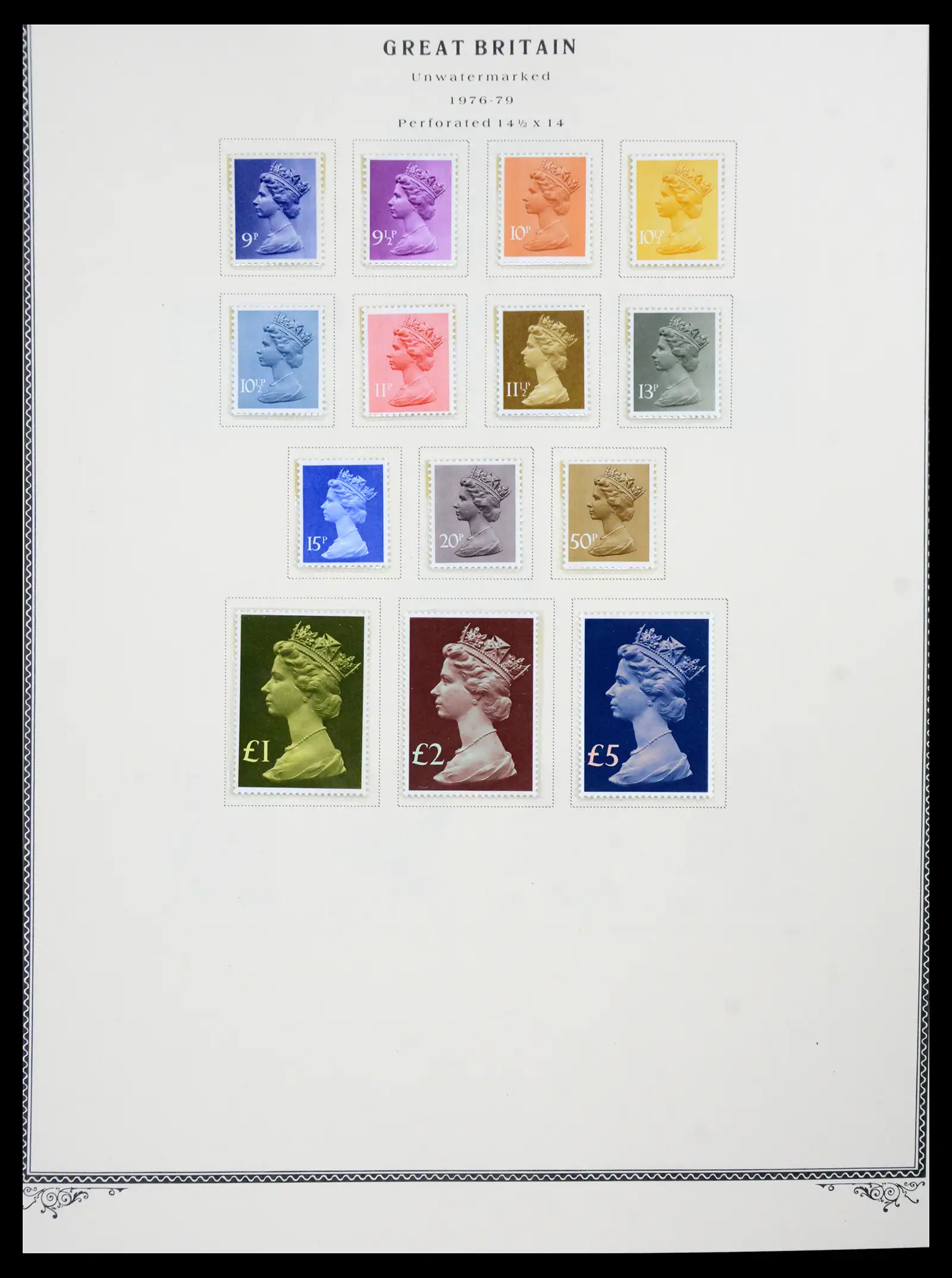 41280 0075 - Postzegelverzameling 41280 Engeland 1840-1987.