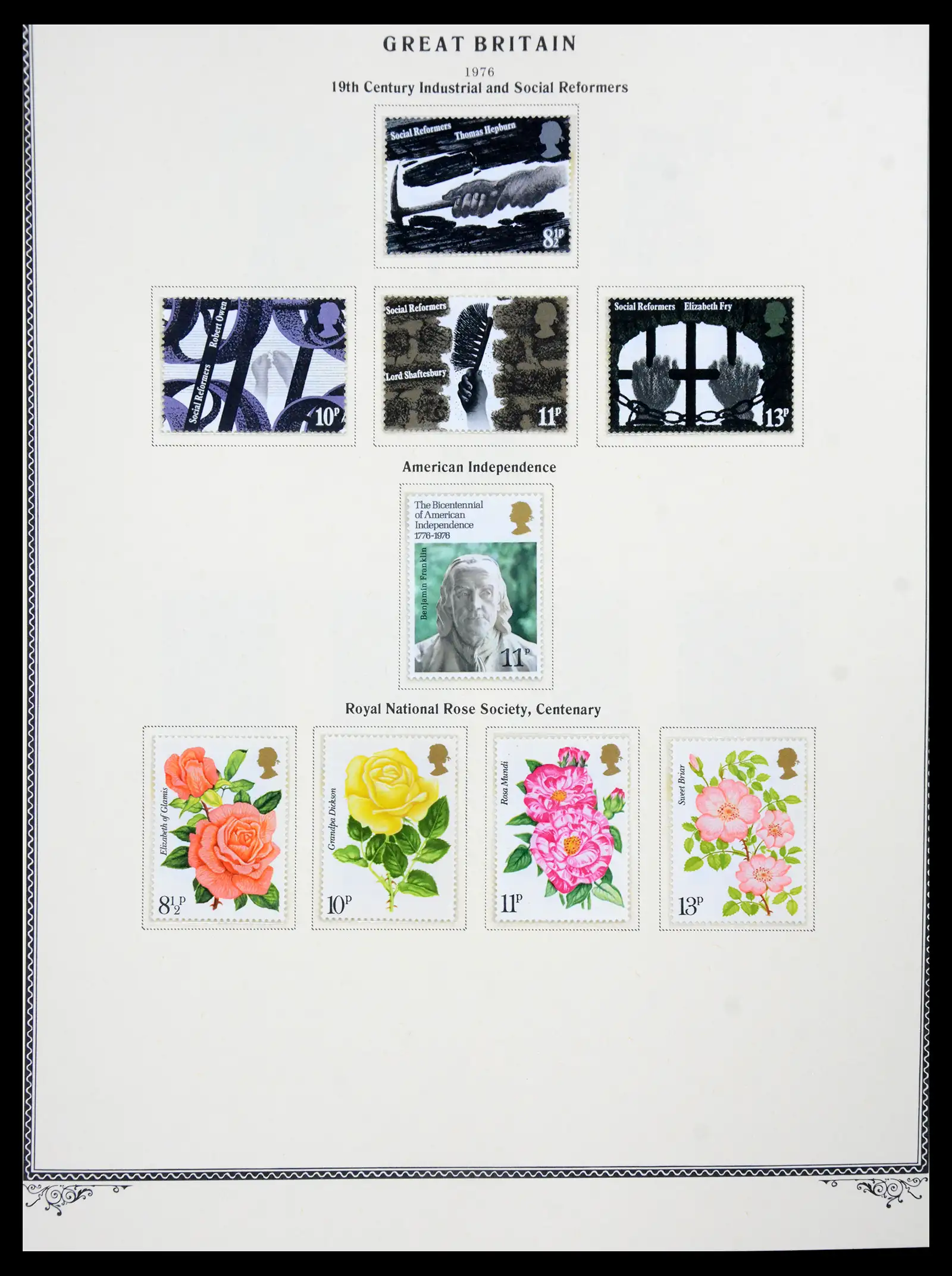 41280 0076 - Postzegelverzameling 41280 Engeland 1840-1987.