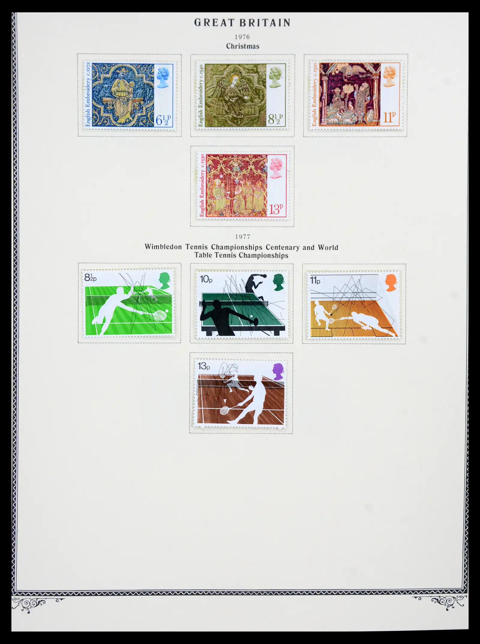 41280 0078 - Postzegelverzameling 41280 Engeland 1840-1987.