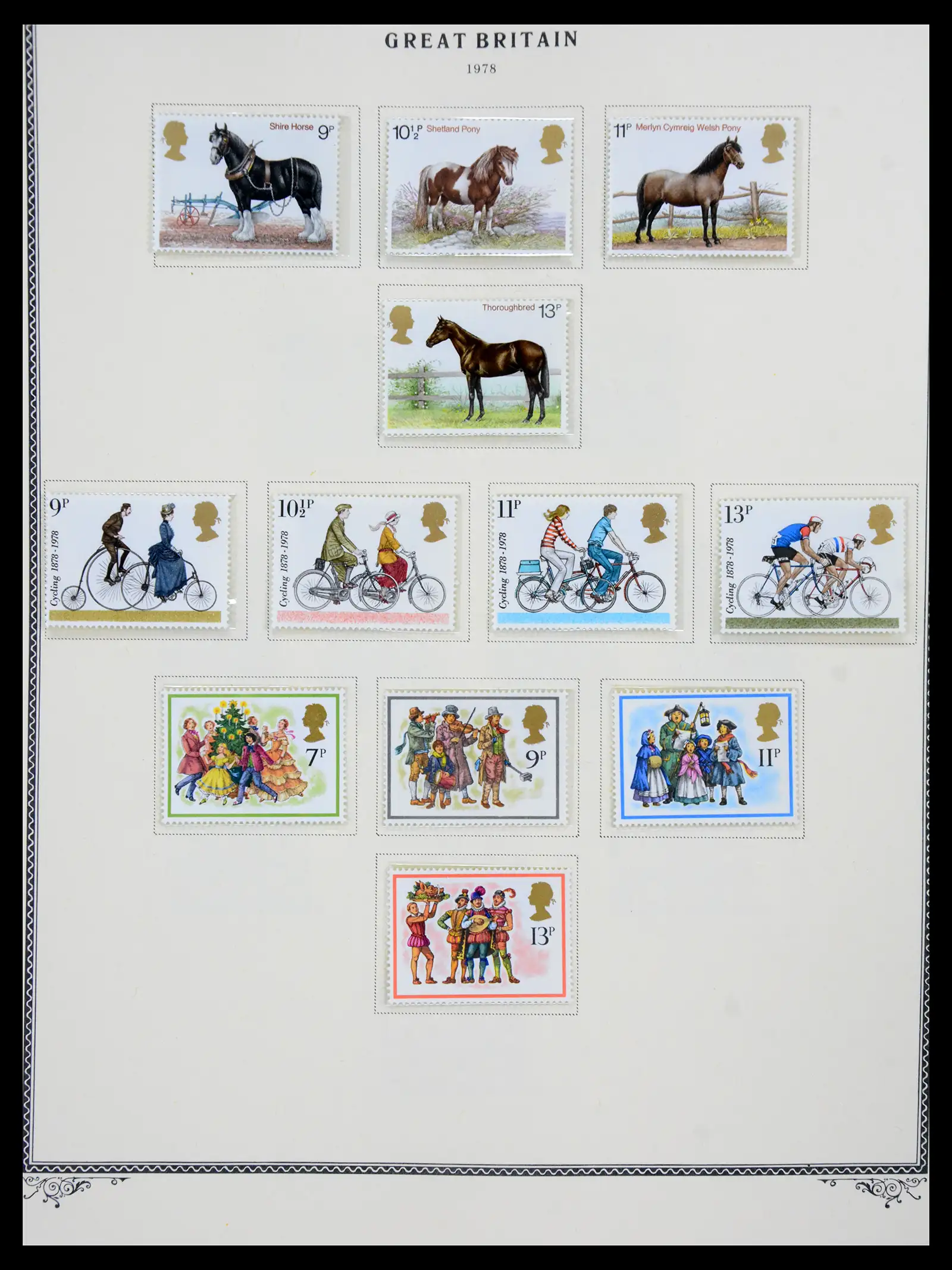 41280 0083 - Postzegelverzameling 41280 Engeland 1840-1987.