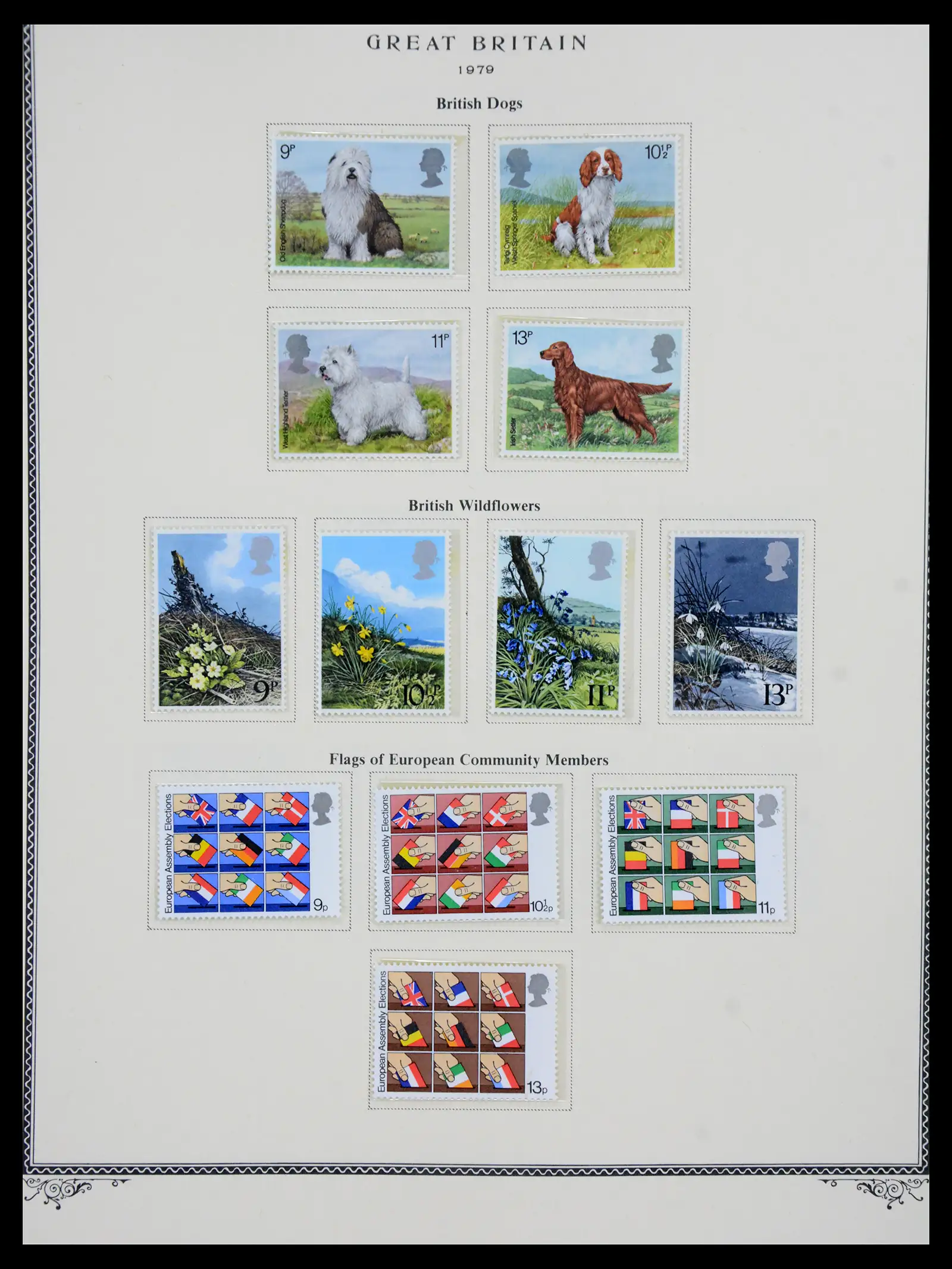 41280 0084 - Postzegelverzameling 41280 Engeland 1840-1987.