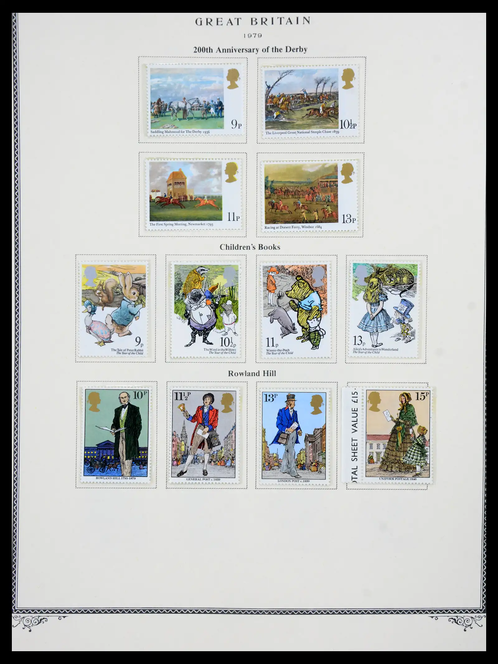 41280 0085 - Postzegelverzameling 41280 Engeland 1840-1987.