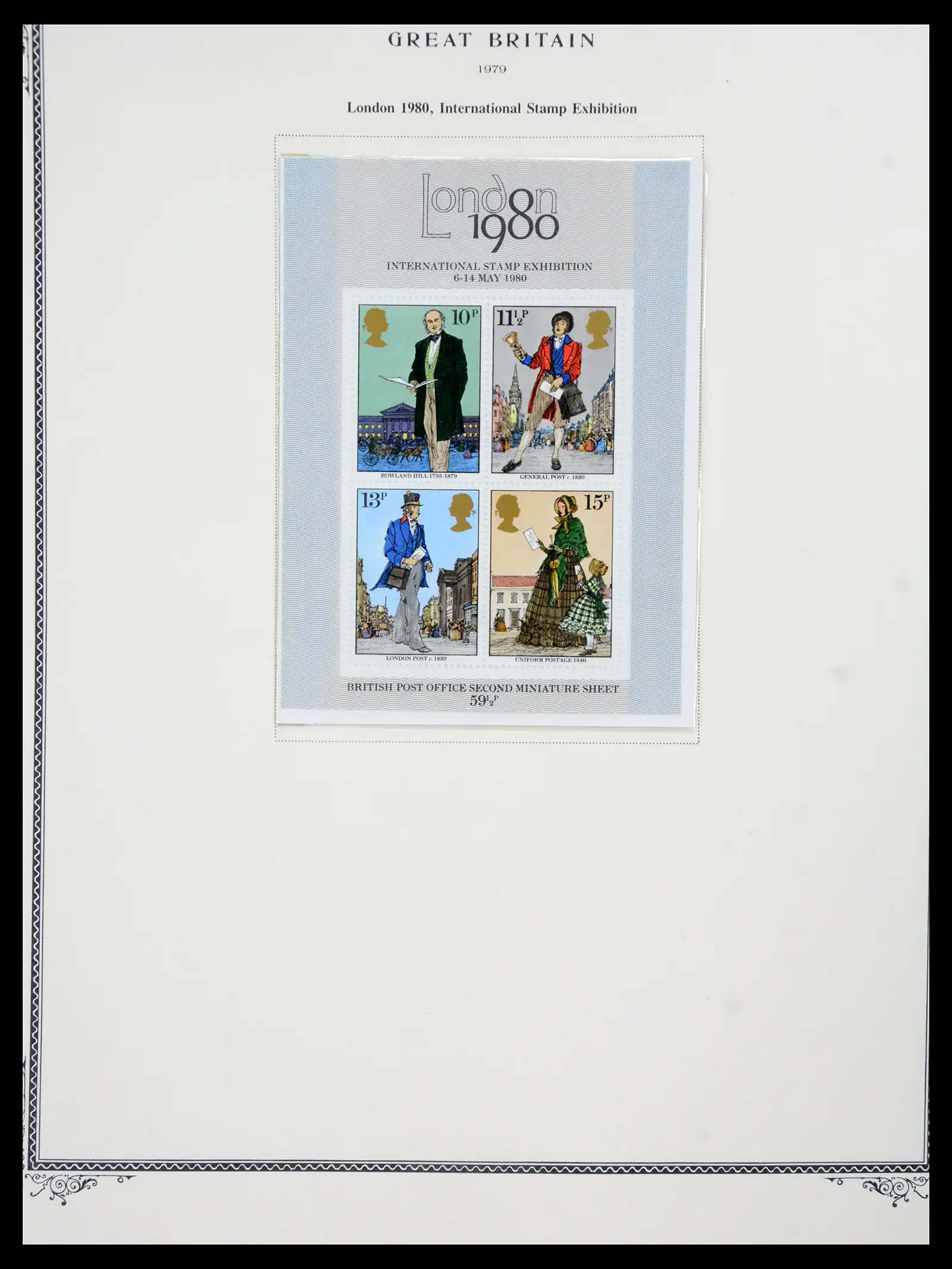 41280 0087 - Postzegelverzameling 41280 Engeland 1840-1987.