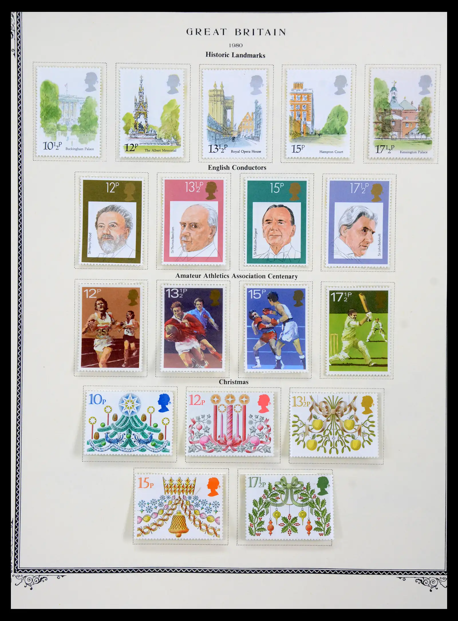 41280 0092 - Postzegelverzameling 41280 Engeland 1840-1987.