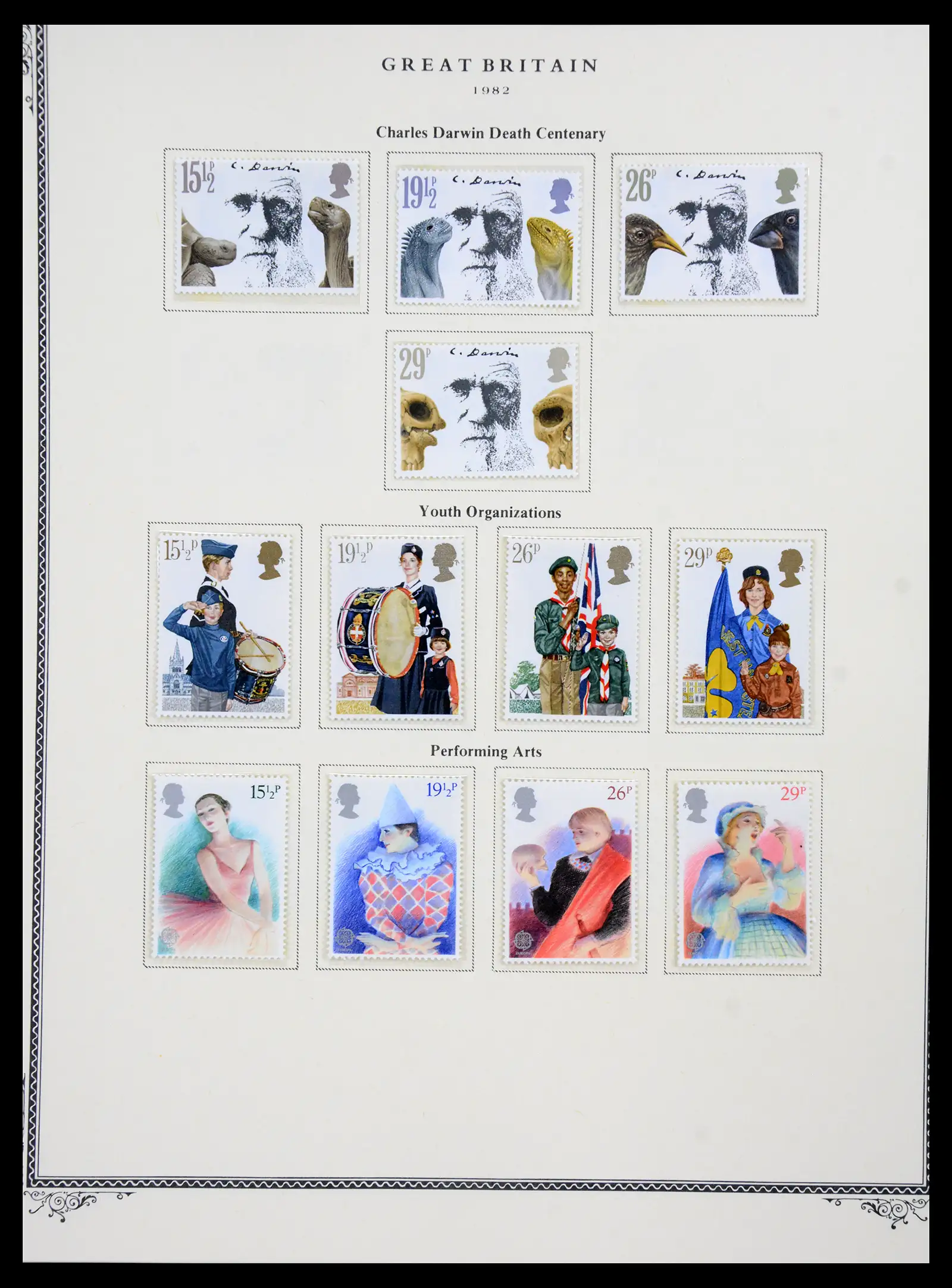 41280 0097 - Postzegelverzameling 41280 Engeland 1840-1987.