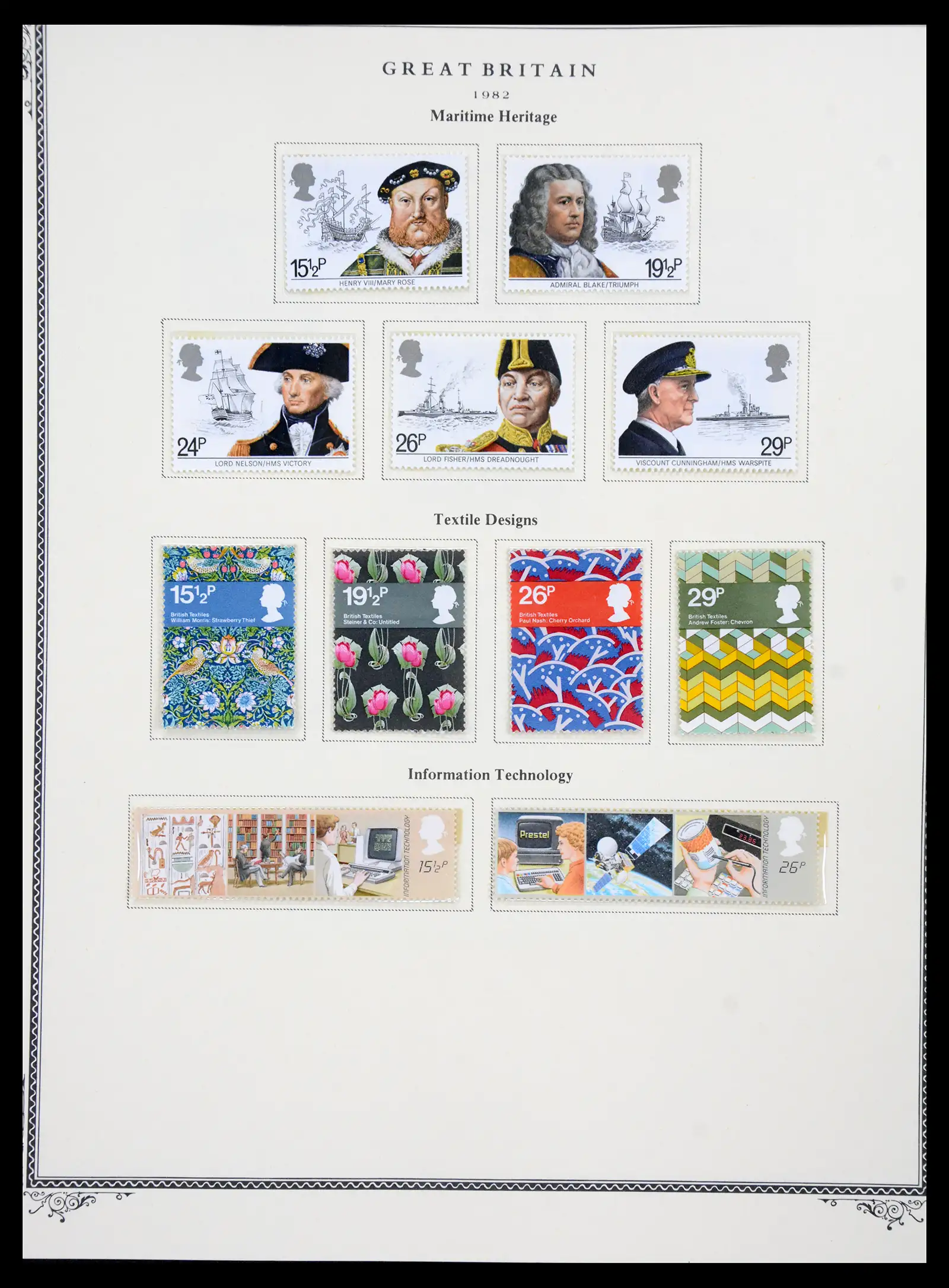 41280 0098 - Postzegelverzameling 41280 Engeland 1840-1987.