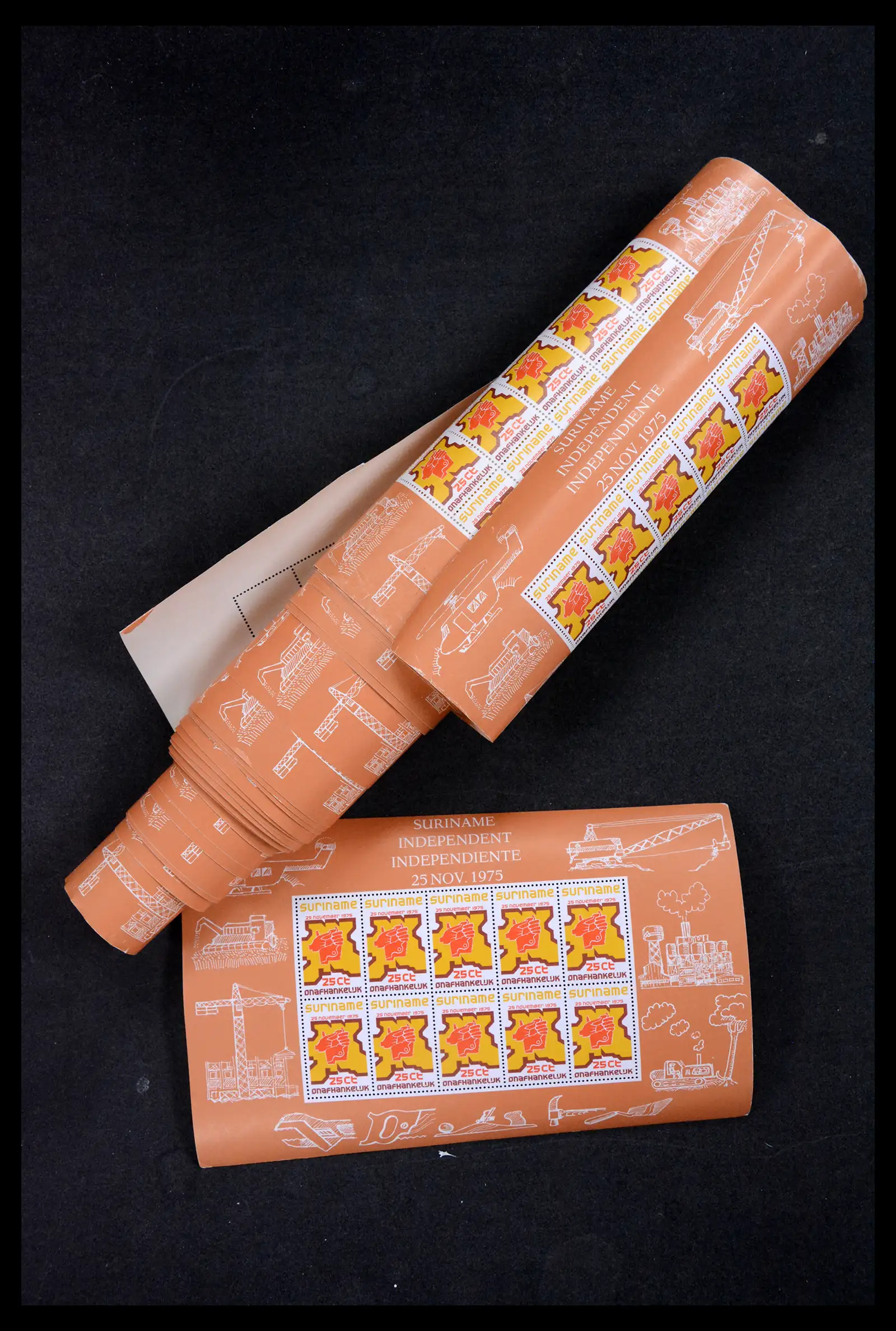 41301 0003 - Stamp collection 41301 Surinam sheetlets 1975-1976.