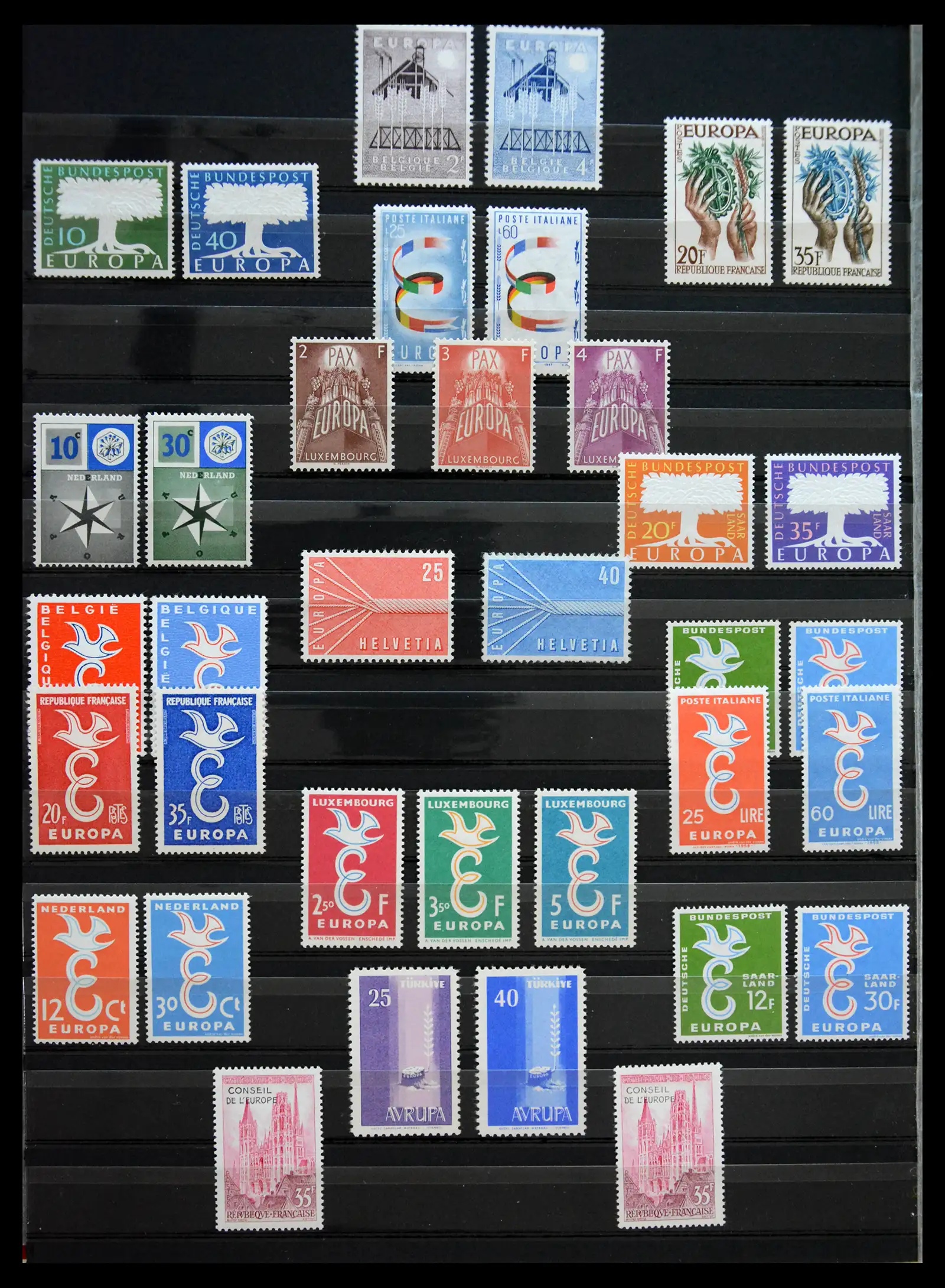 41303 0002 - Stamp collection 41303 Europa Cept 1956-2000.