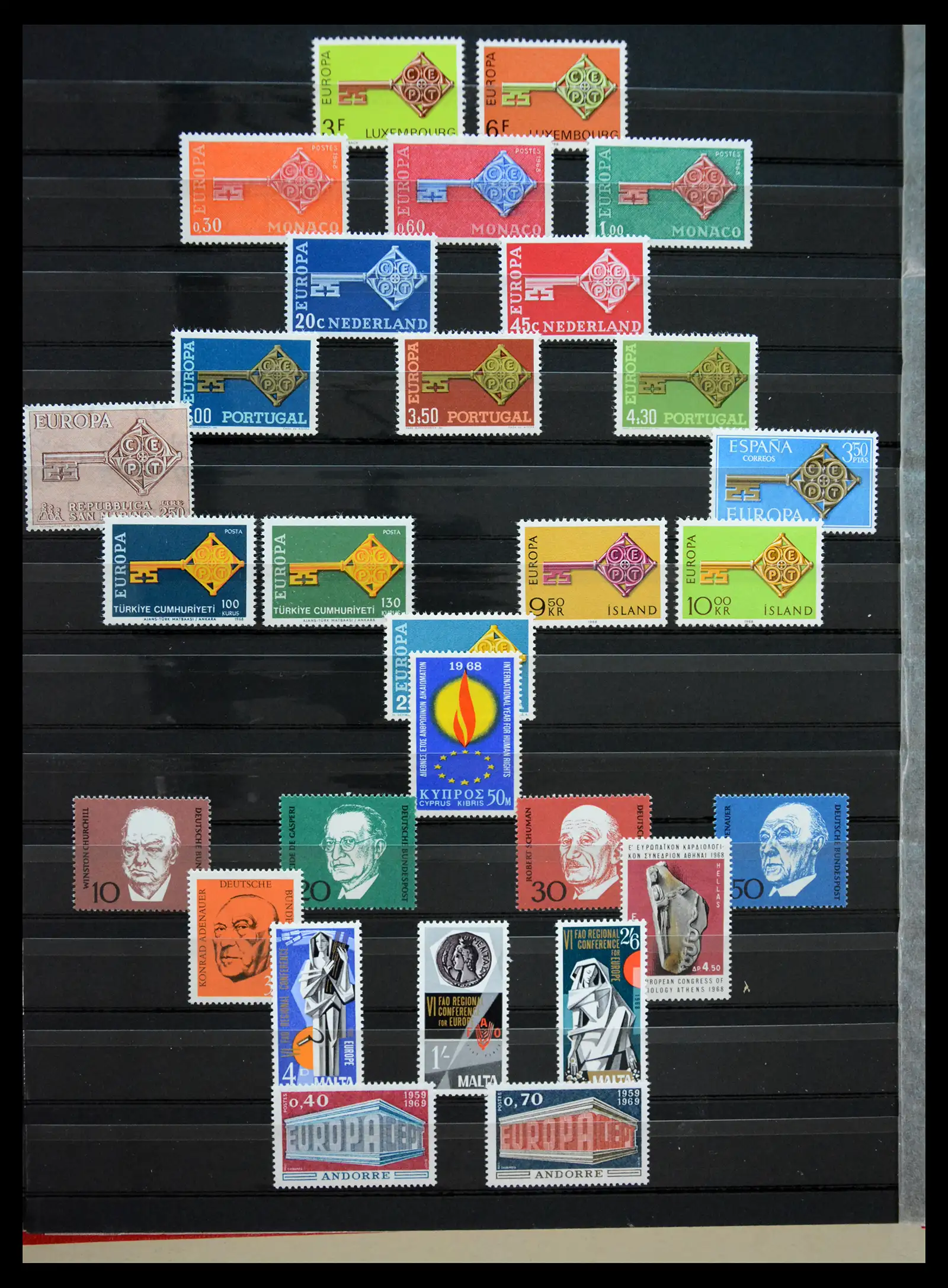 41303 0018 - Stamp collection 41303 Europa Cept 1956-2000.