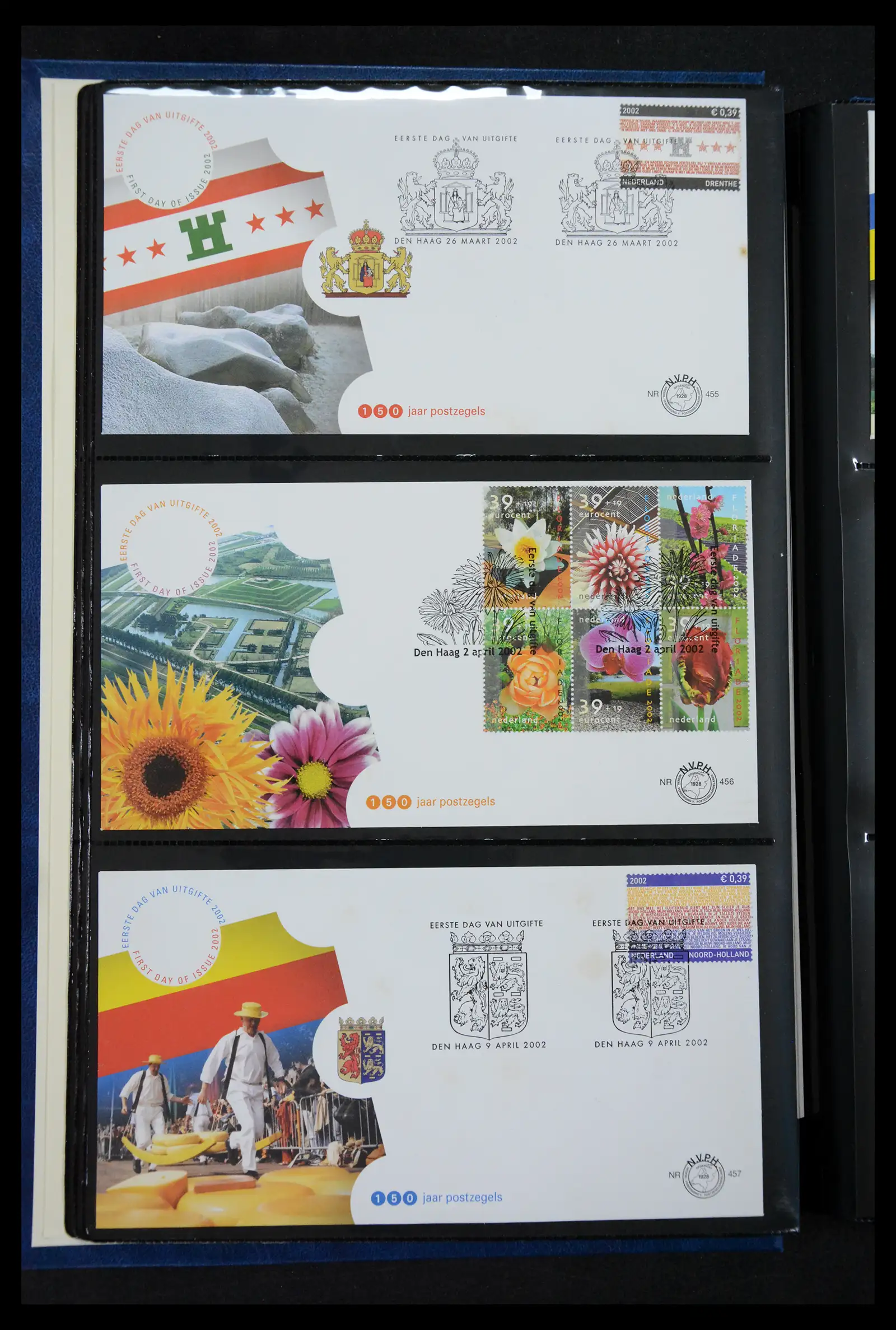 41304 0006 - Postzegelverzameling 41304 Nederland fdc's 2001-eind 2022.