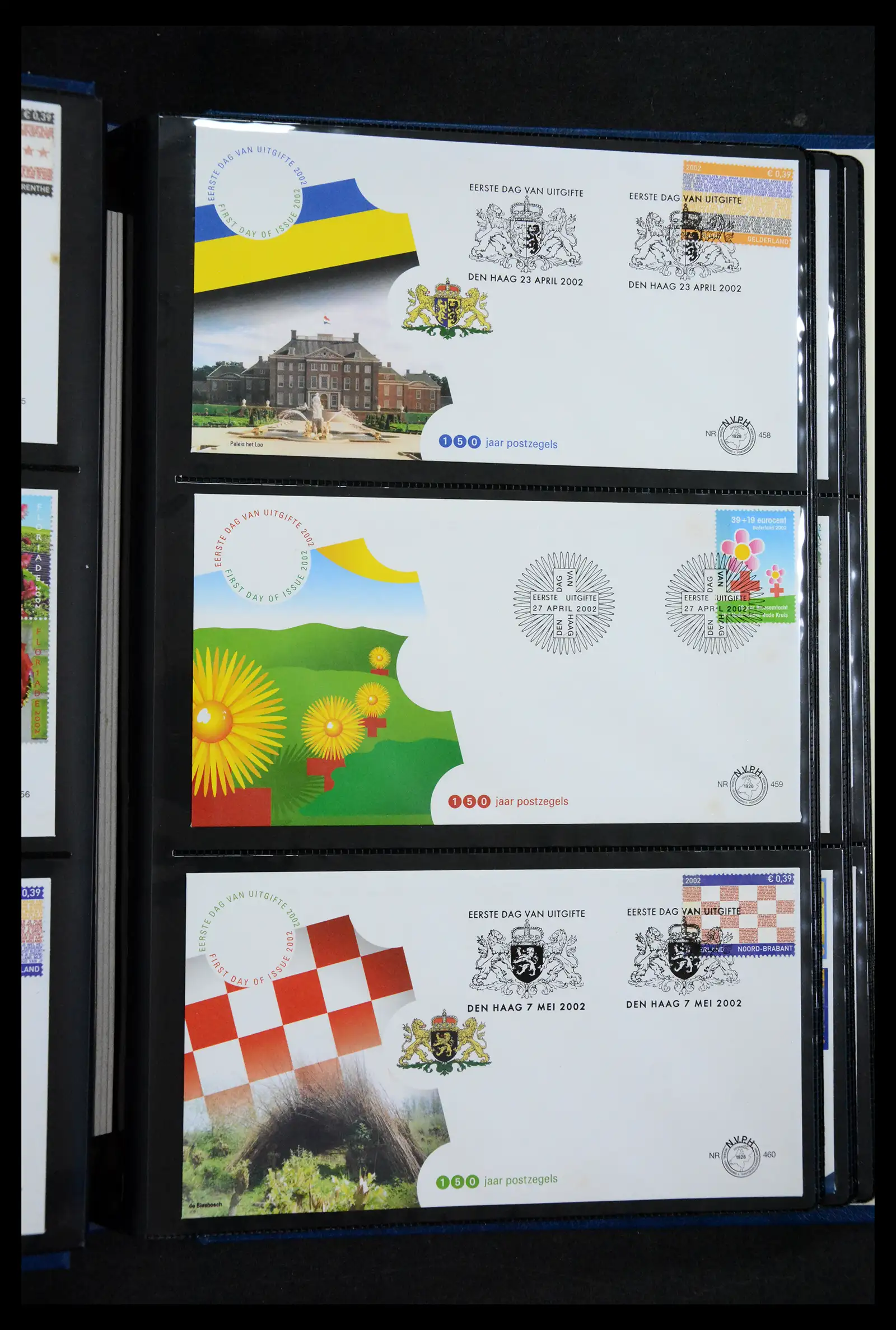 41304 0007 - Postzegelverzameling 41304 Nederland fdc's 2001-eind 2022.