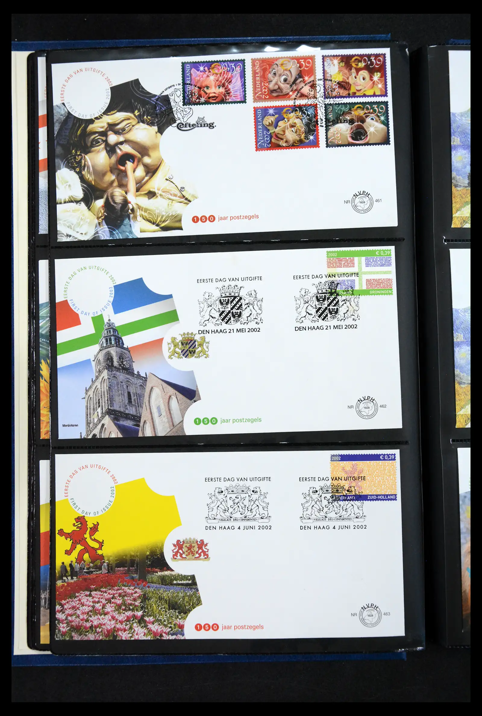 41304 0008 - Postzegelverzameling 41304 Nederland fdc's 2001-eind 2022.