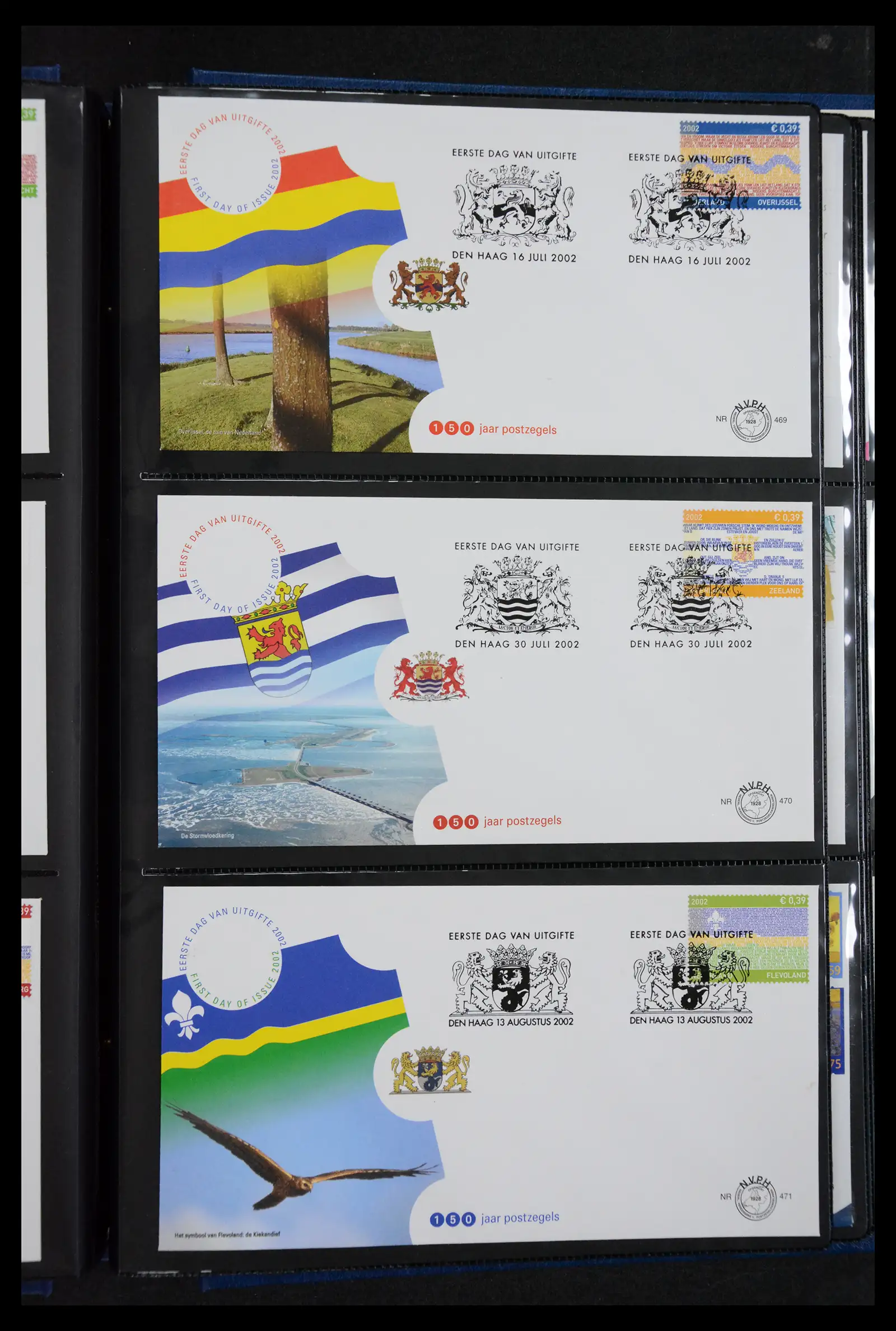 41304 0011 - Postzegelverzameling 41304 Nederland fdc's 2001-eind 2022.