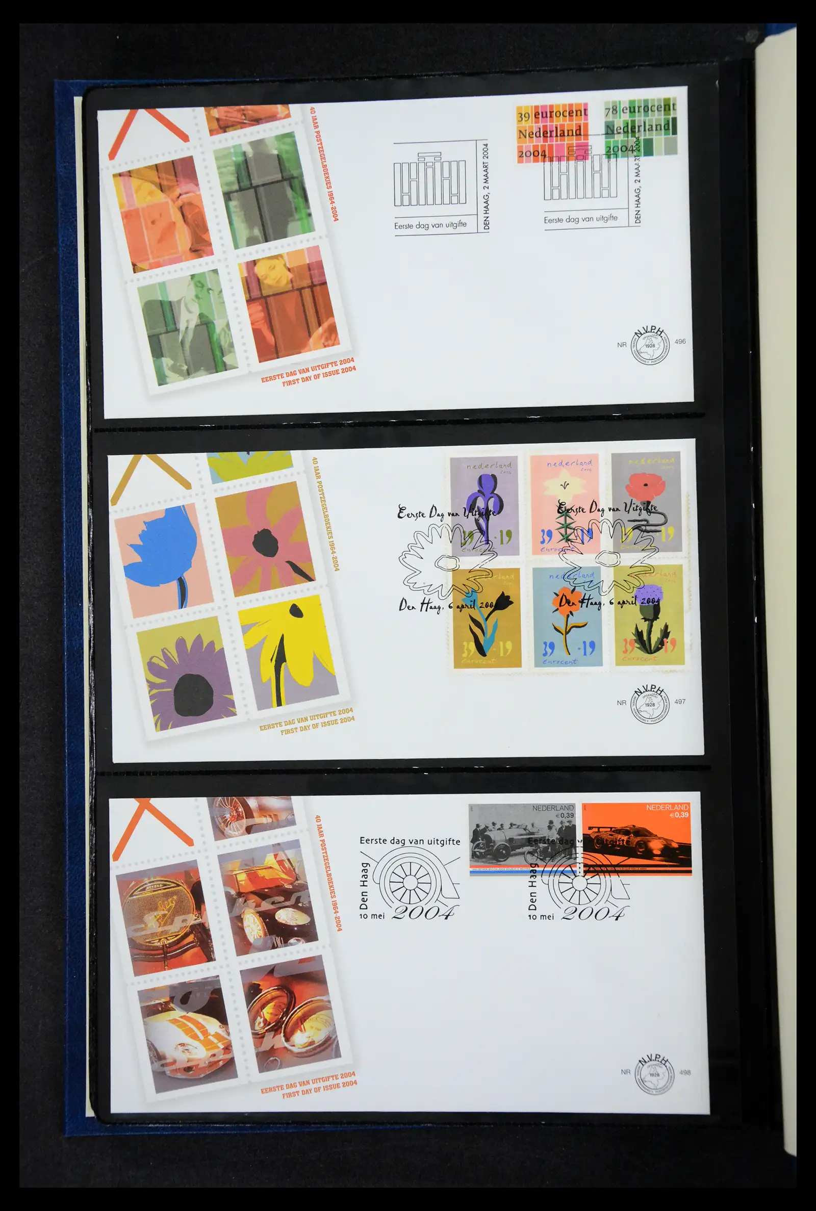 41304 0024 - Postzegelverzameling 41304 Nederland fdc's 2001-eind 2022.