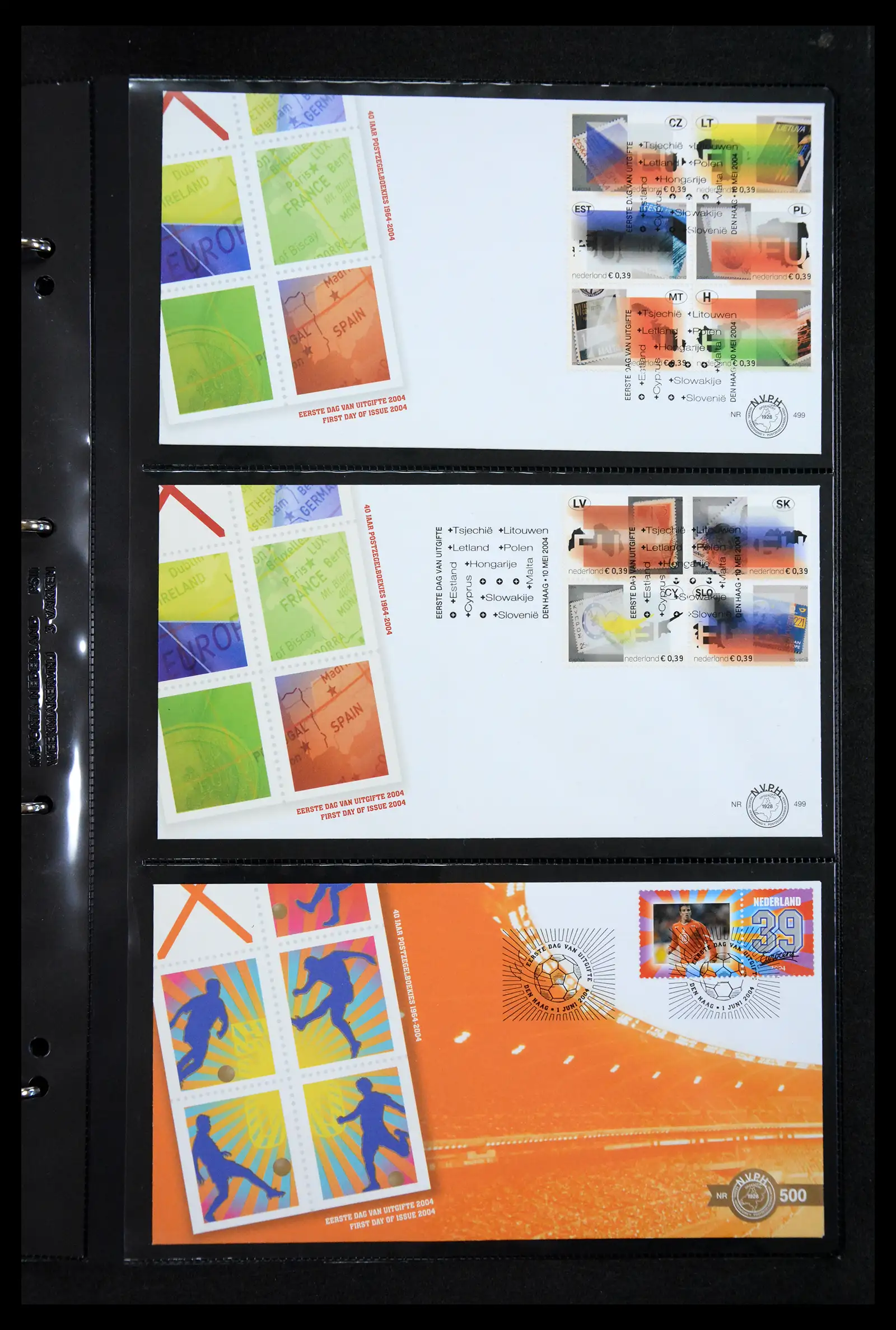 41304 0025 - Postzegelverzameling 41304 Nederland fdc's 2001-eind 2022.