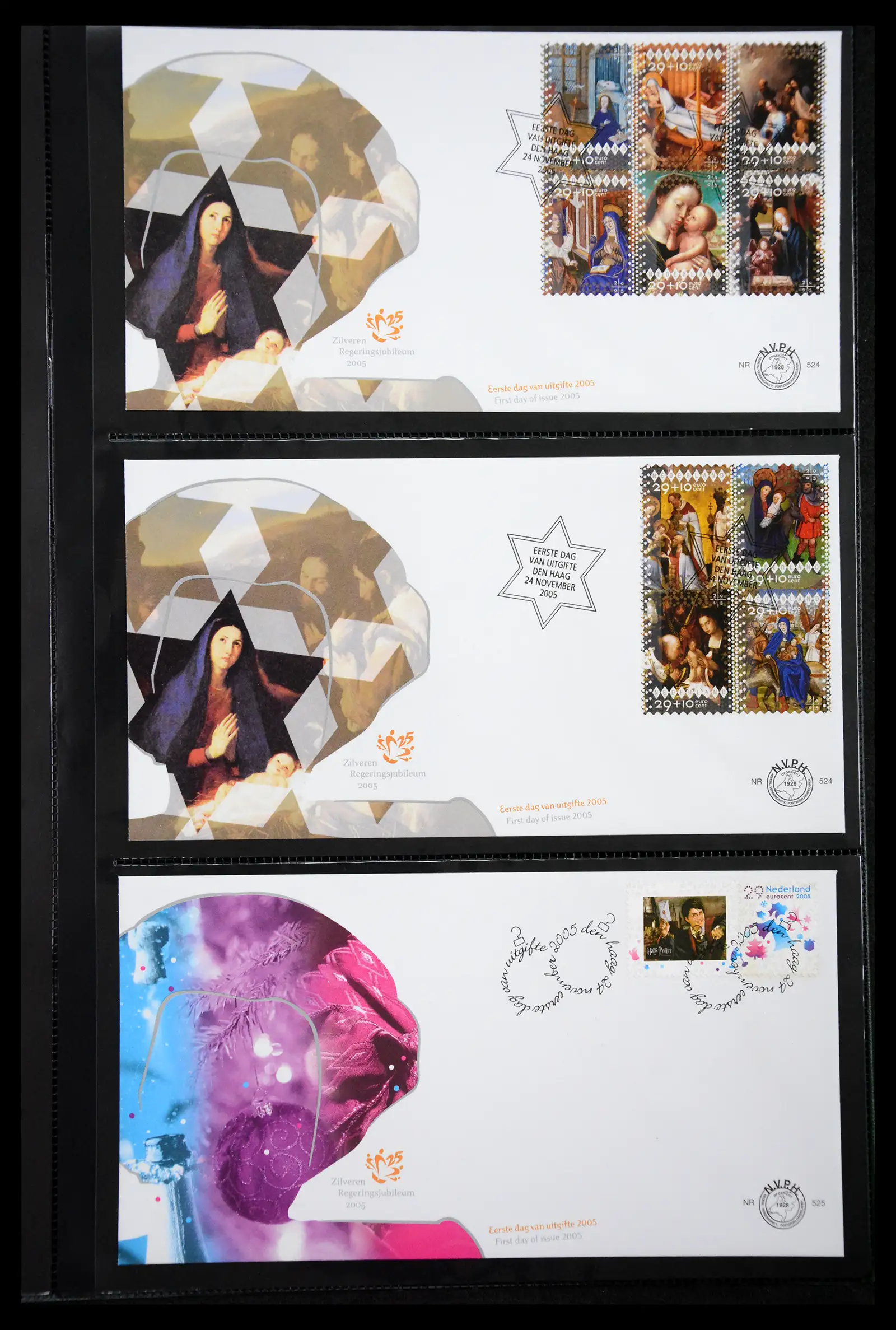 41304 0037 - Postzegelverzameling 41304 Nederland fdc's 2001-eind 2022.