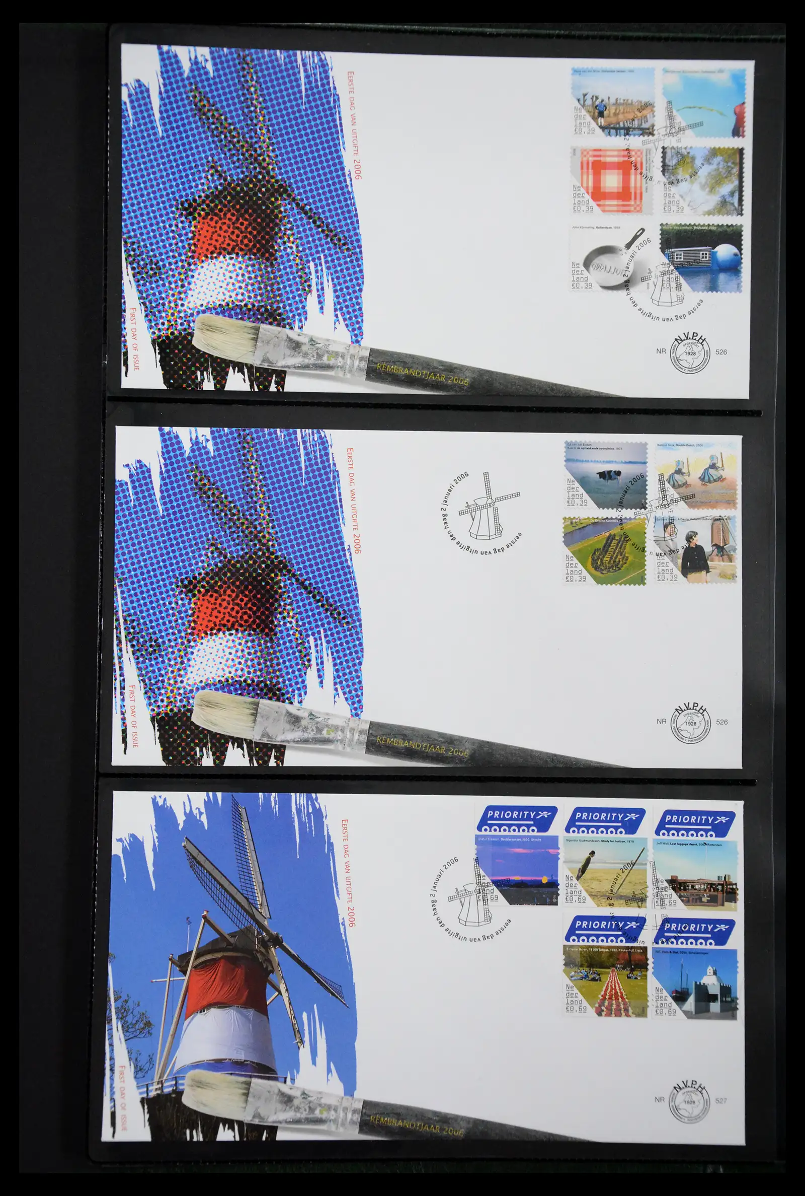 41304 0038 - Postzegelverzameling 41304 Nederland fdc's 2001-eind 2022.