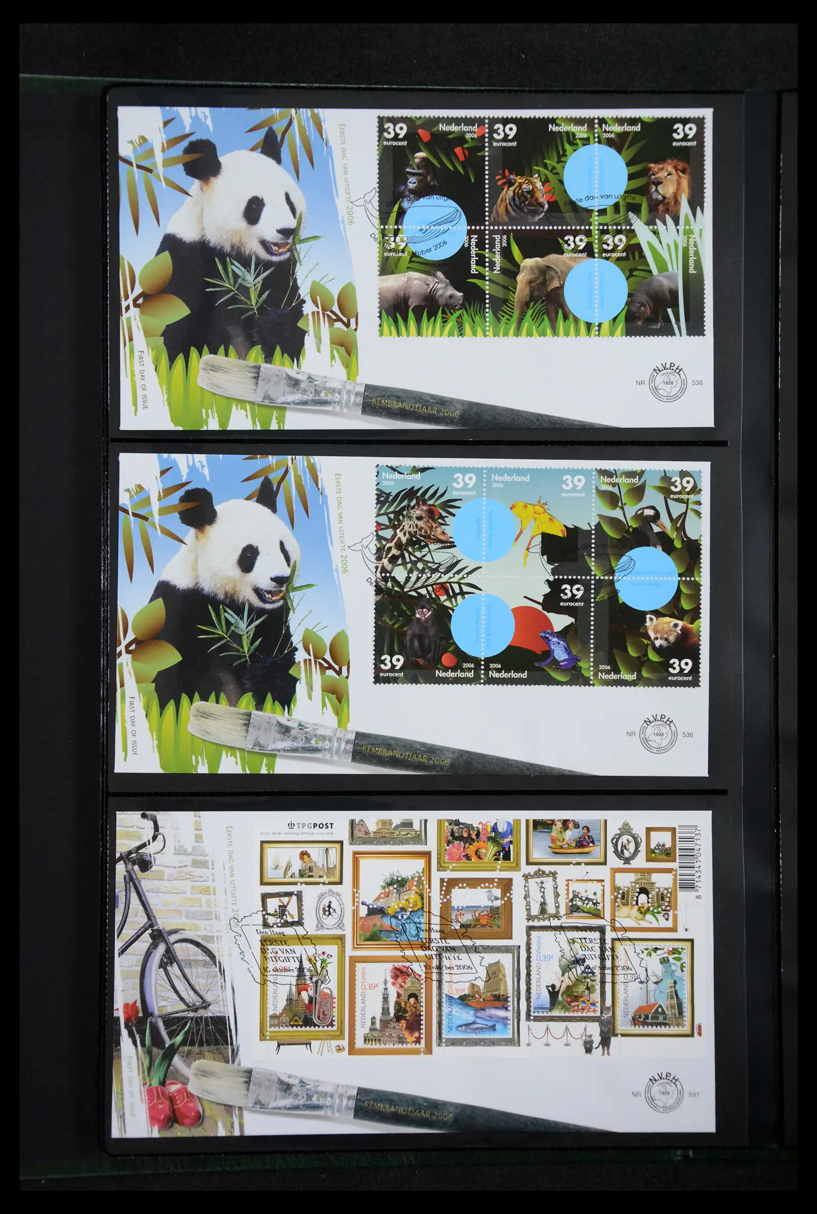 41304 0042 - Postzegelverzameling 41304 Nederland fdc's 2001-eind 2022.