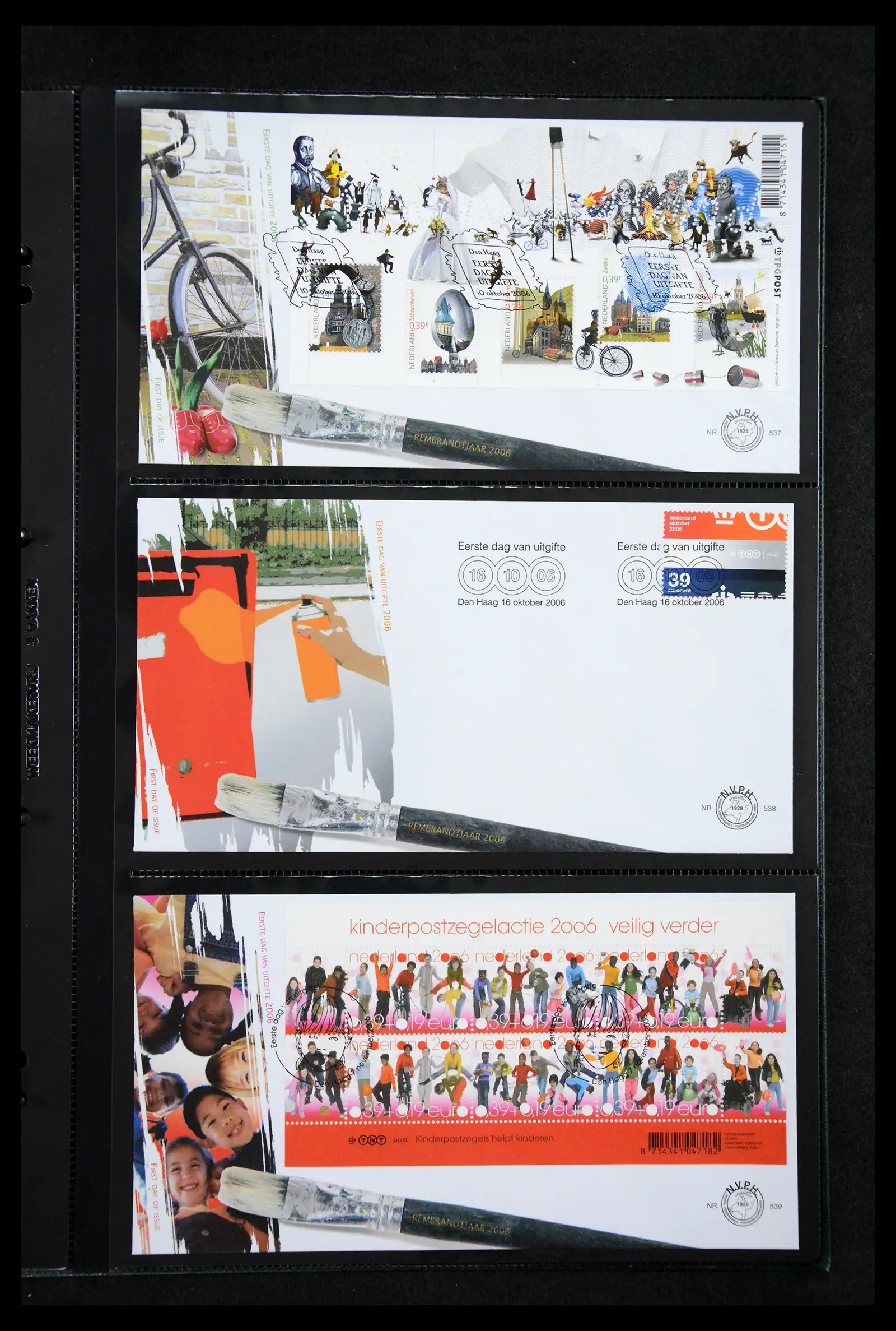 41304 0043 - Postzegelverzameling 41304 Nederland fdc's 2001-eind 2022.