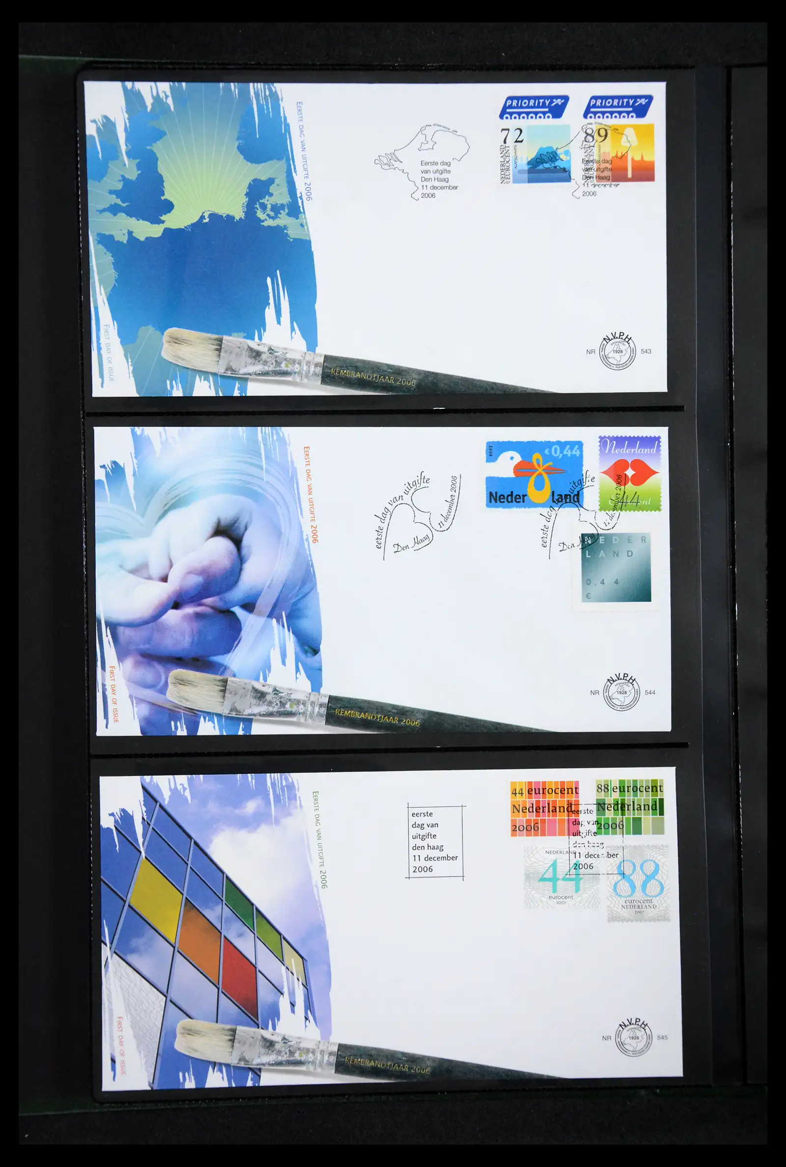 41304 0046 - Postzegelverzameling 41304 Nederland fdc's 2001-eind 2022.