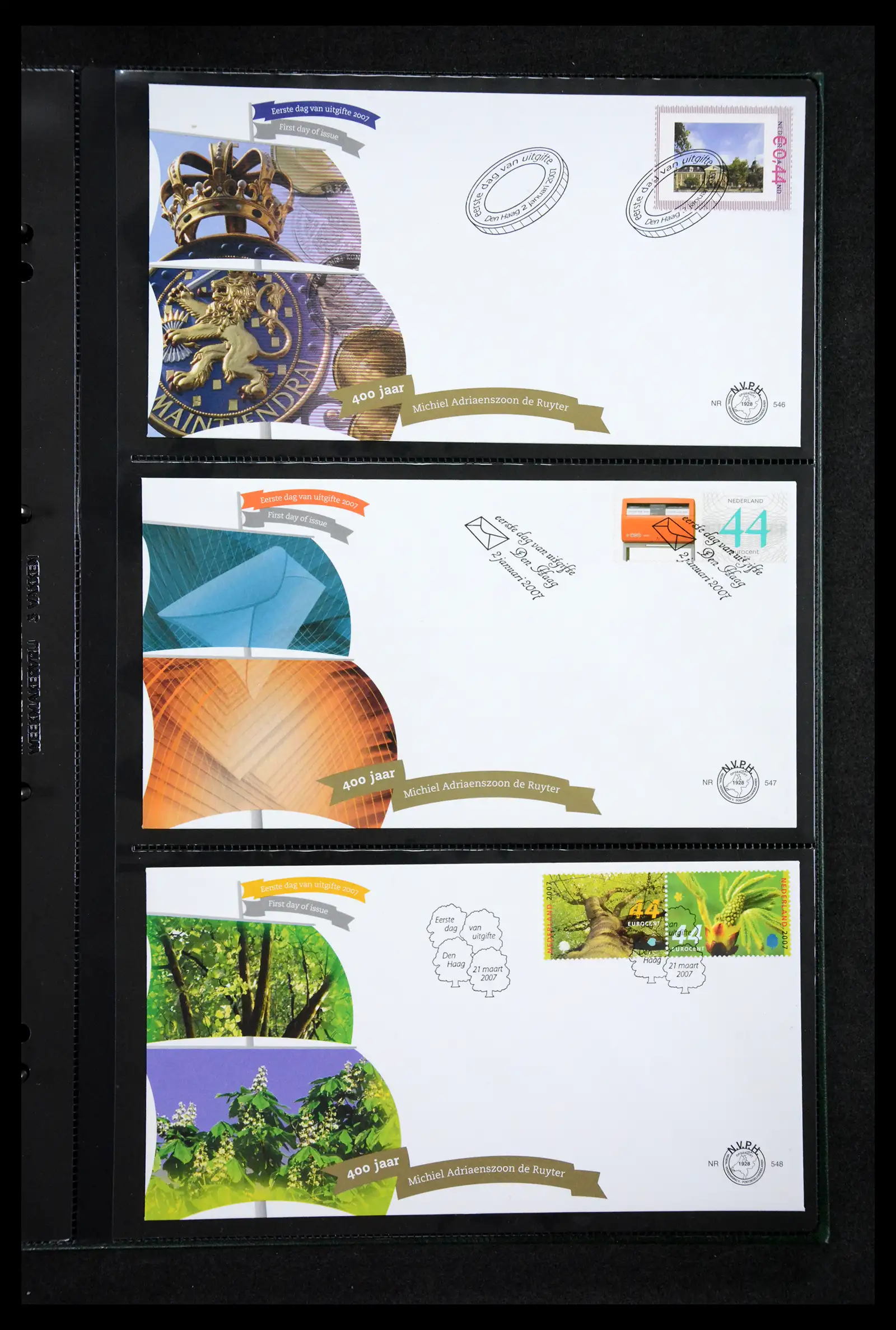 41304 0047 - Postzegelverzameling 41304 Nederland fdc's 2001-eind 2022.