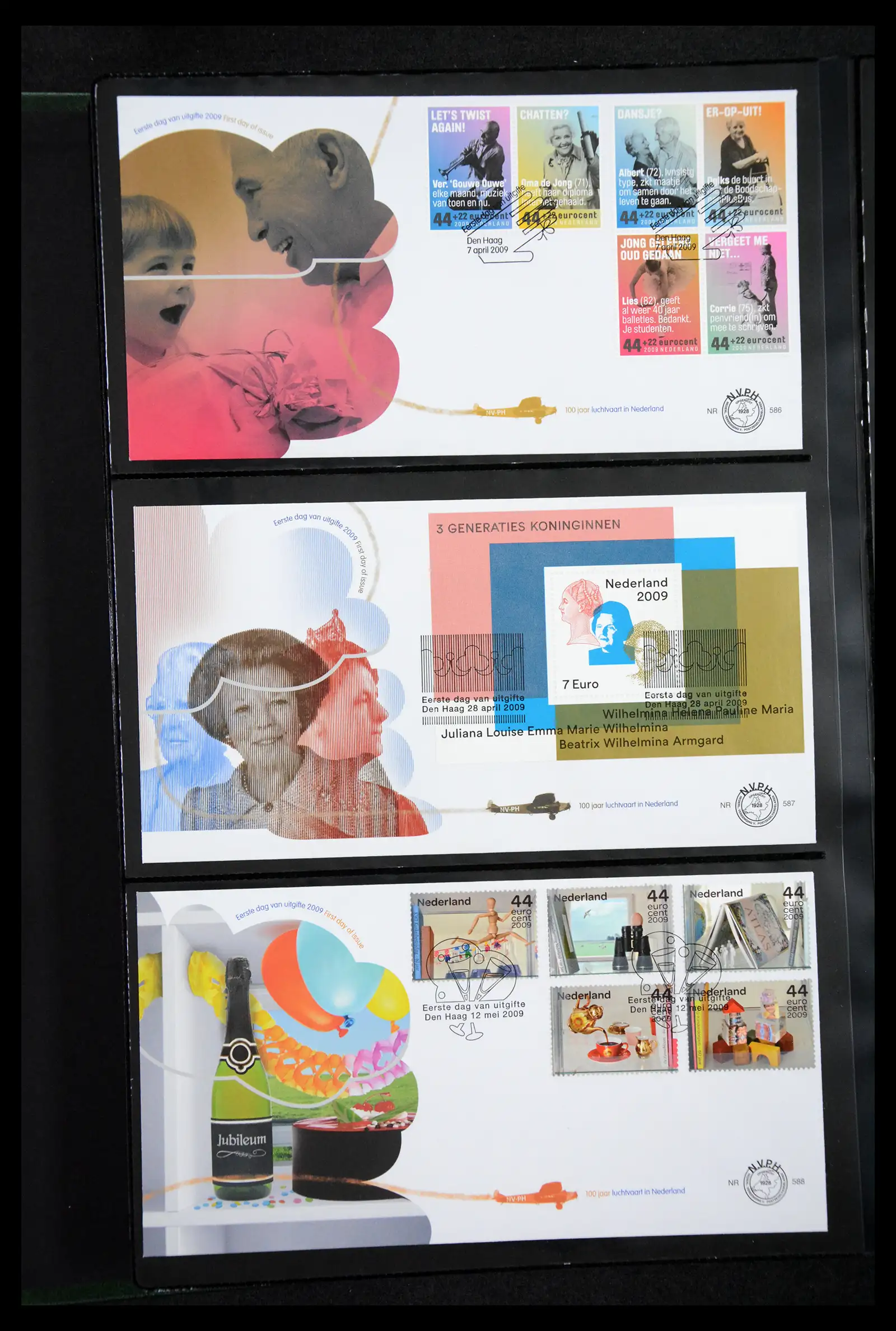 41304 0064 - Postzegelverzameling 41304 Nederland fdc's 2001-eind 2022.