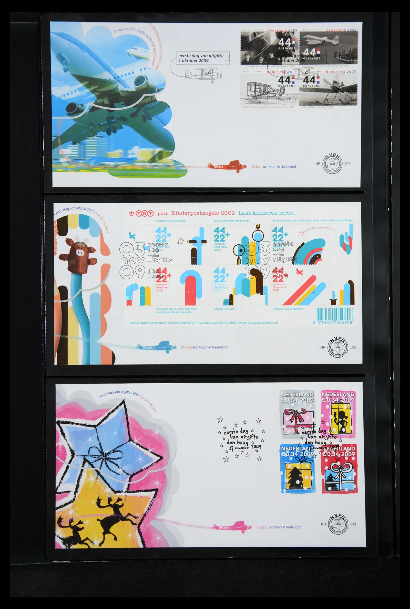 41304 0068 - Postzegelverzameling 41304 Nederland fdc's 2001-eind 2022.