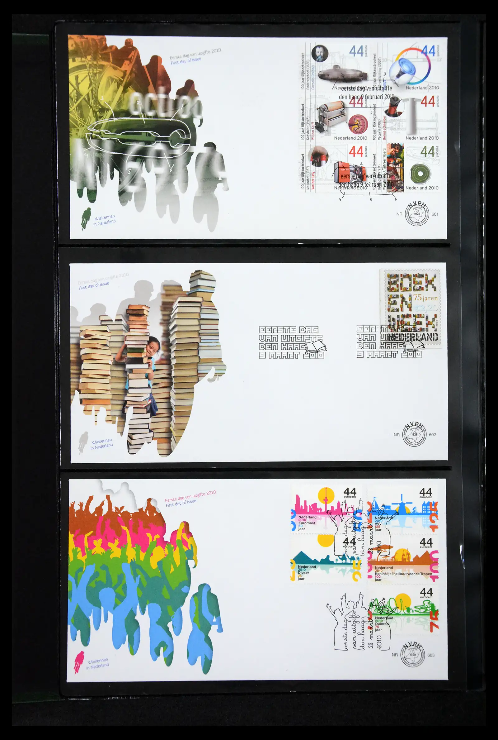 41304 0070 - Postzegelverzameling 41304 Nederland fdc's 2001-eind 2022.