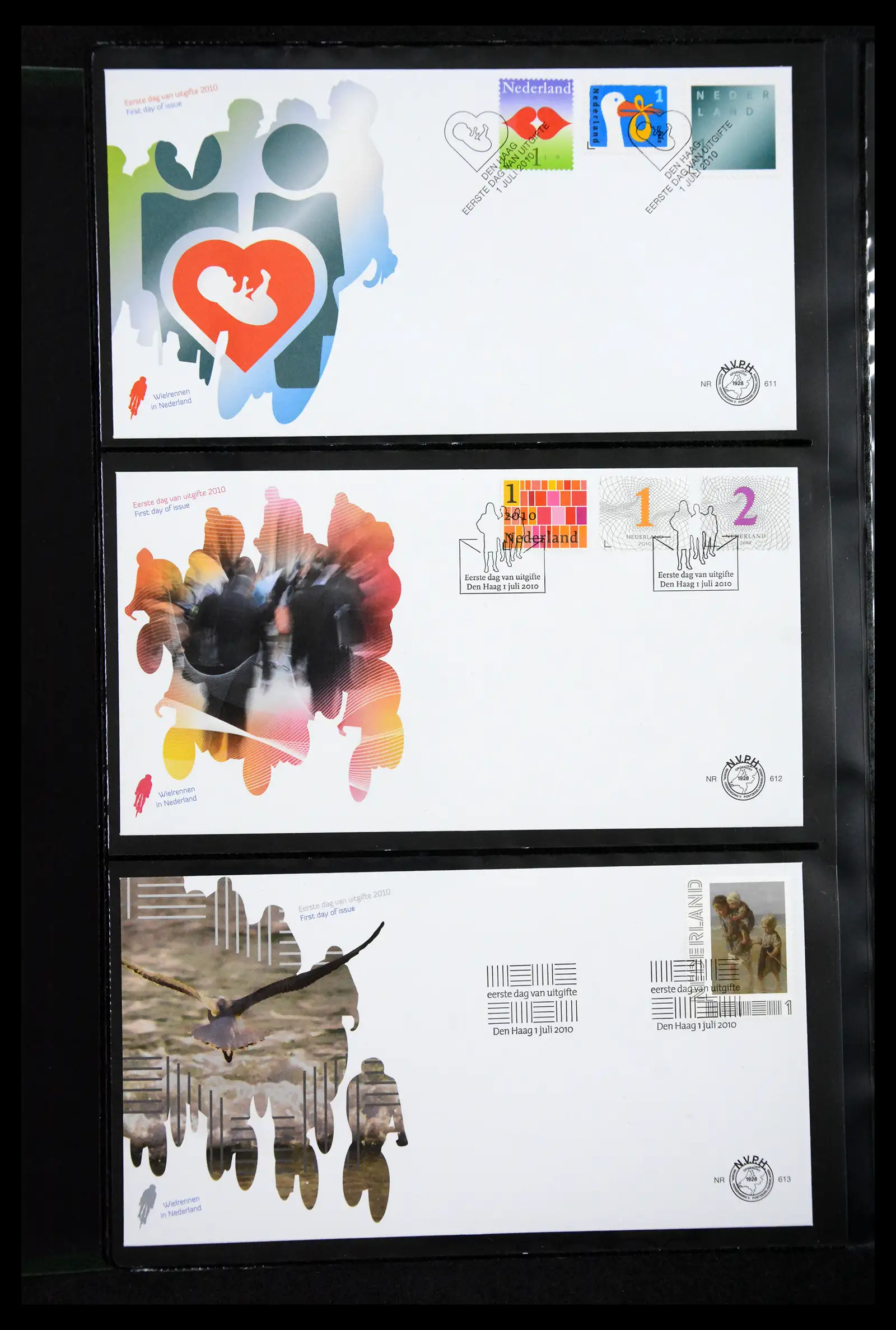 41304 0074 - Postzegelverzameling 41304 Nederland fdc's 2001-eind 2022.